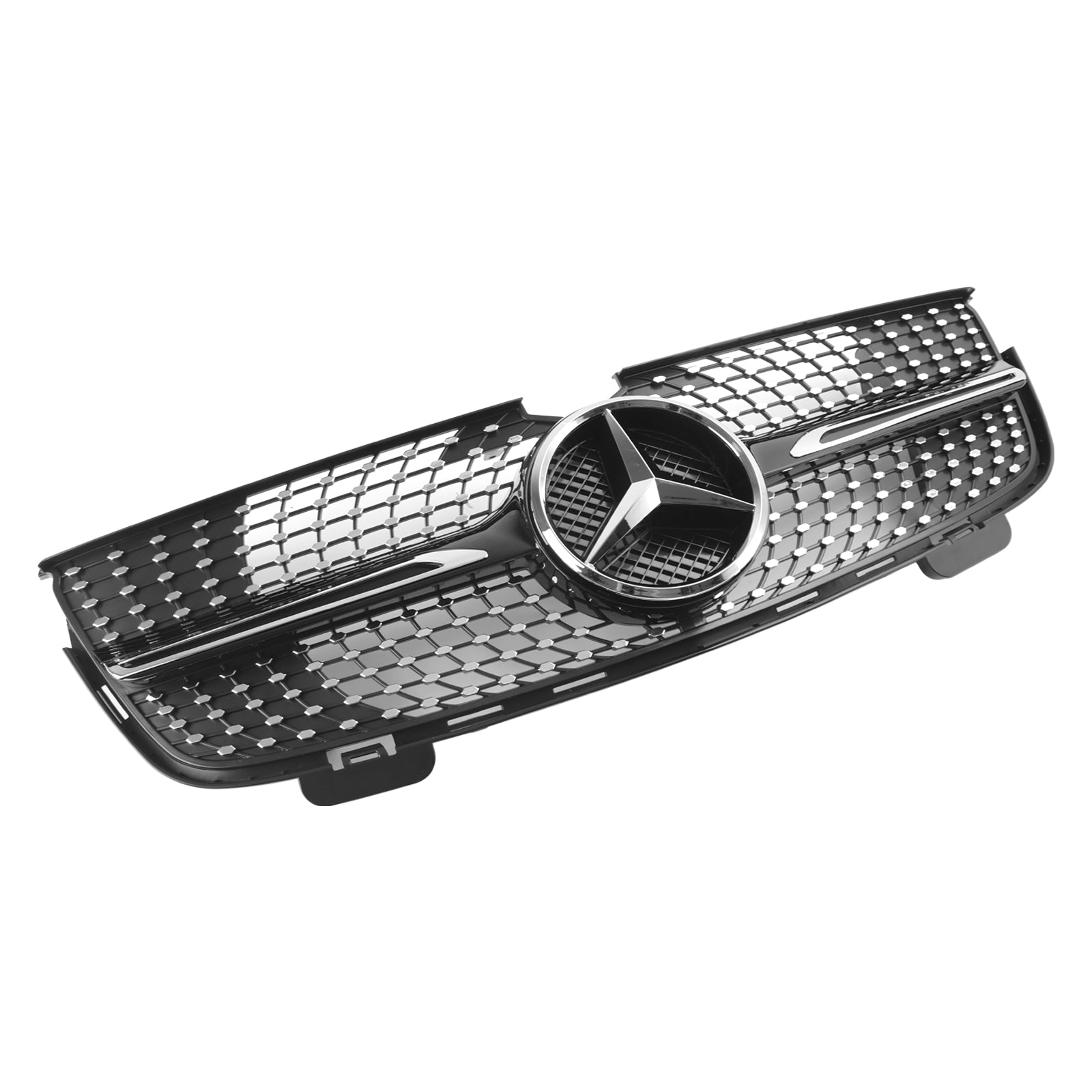 2007 2008 2009 Mercedes Benz GL-Class X164 GL320 GL350 GL450 Diamonds Front Bumper Grille Chrome