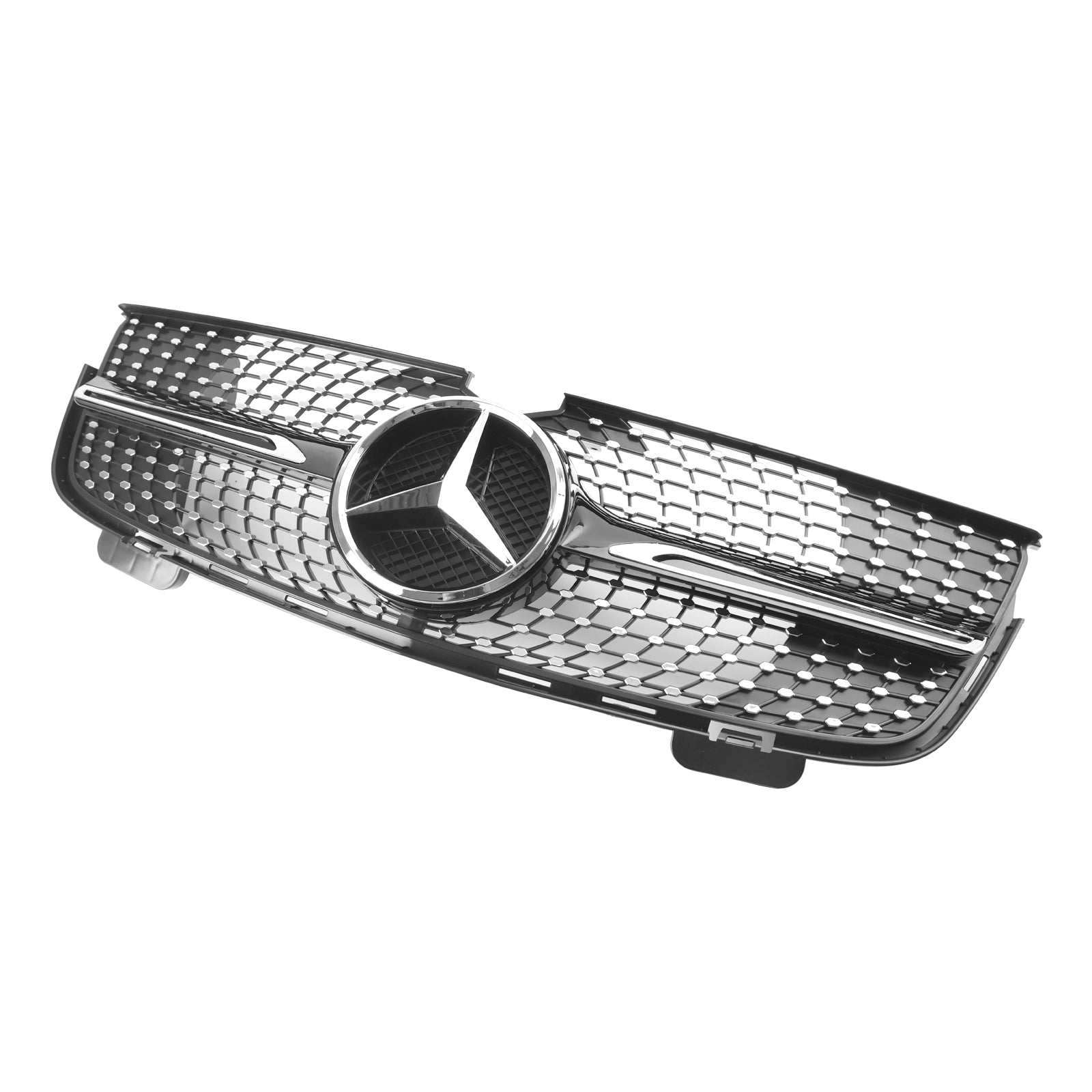 2007 2008 2009 Mercedes Benz GL-Class X164 GL320 GL350 GL450 Diamonds Front Bumper Grille Chrome