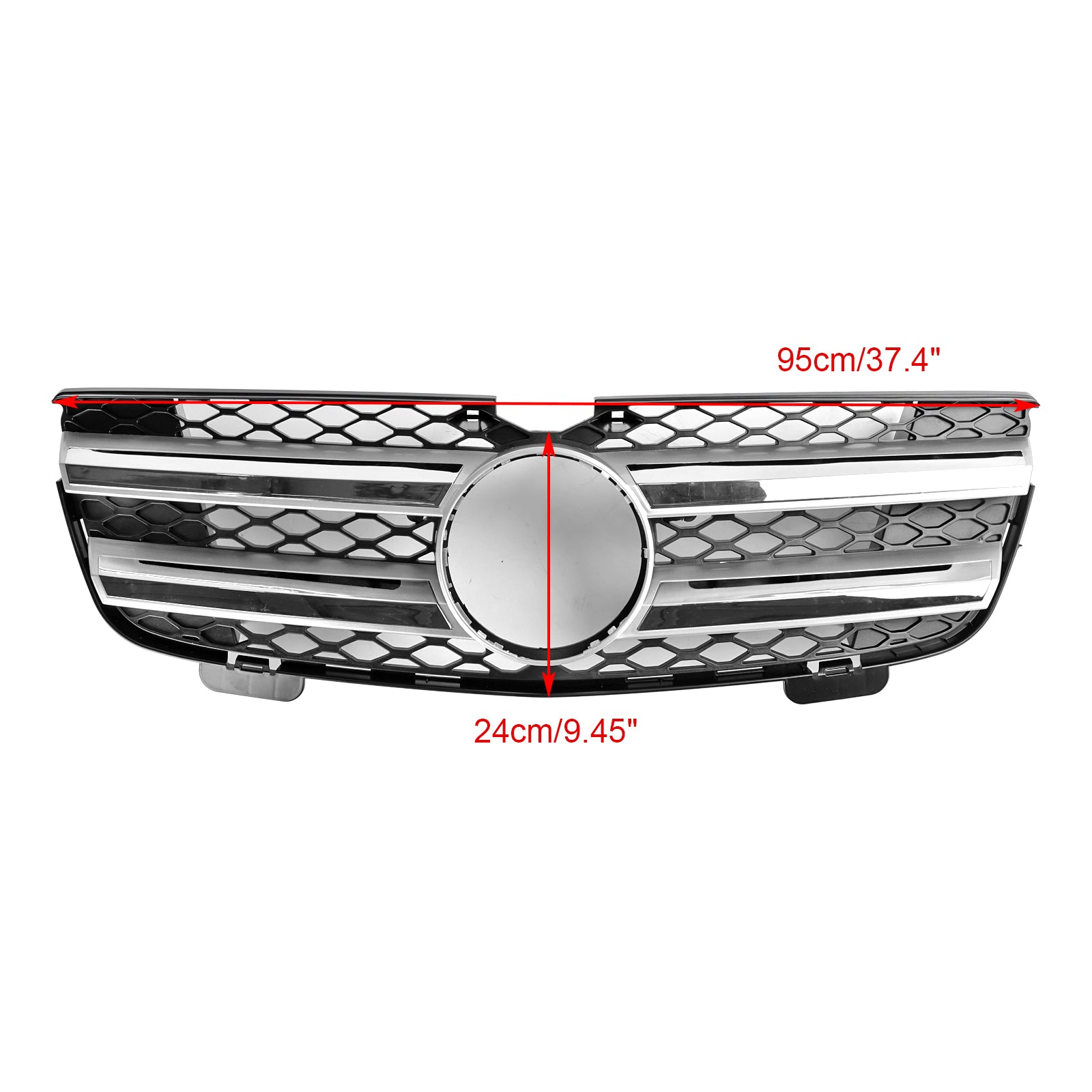 2007-2009 Mercedes Benz GL-Class X164 GL320 Front Bumper Grille Grill Chrome