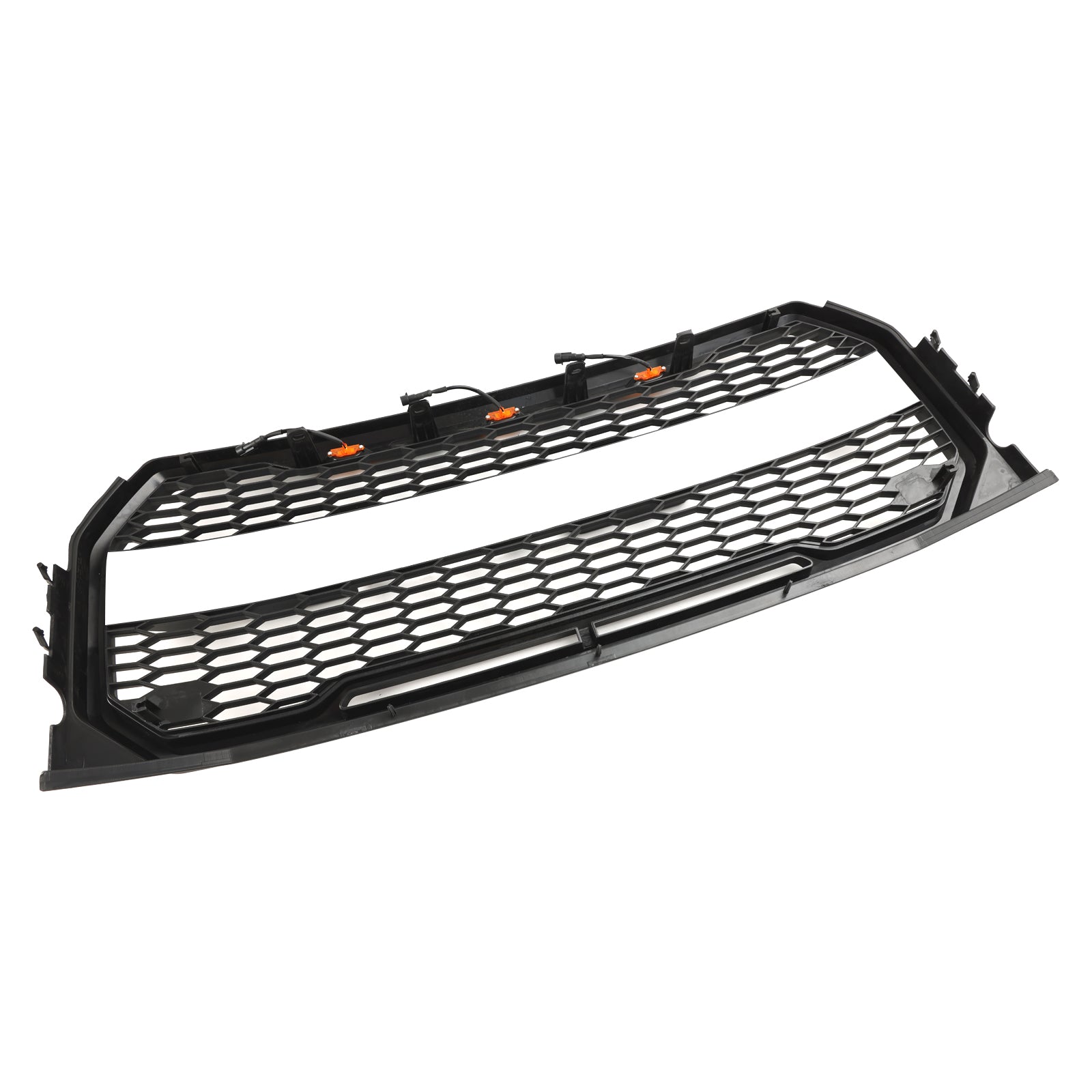 2015 2016 2017 Ford F150 Raptor Style W/ LED Replacement Front Bumper Grill Grille