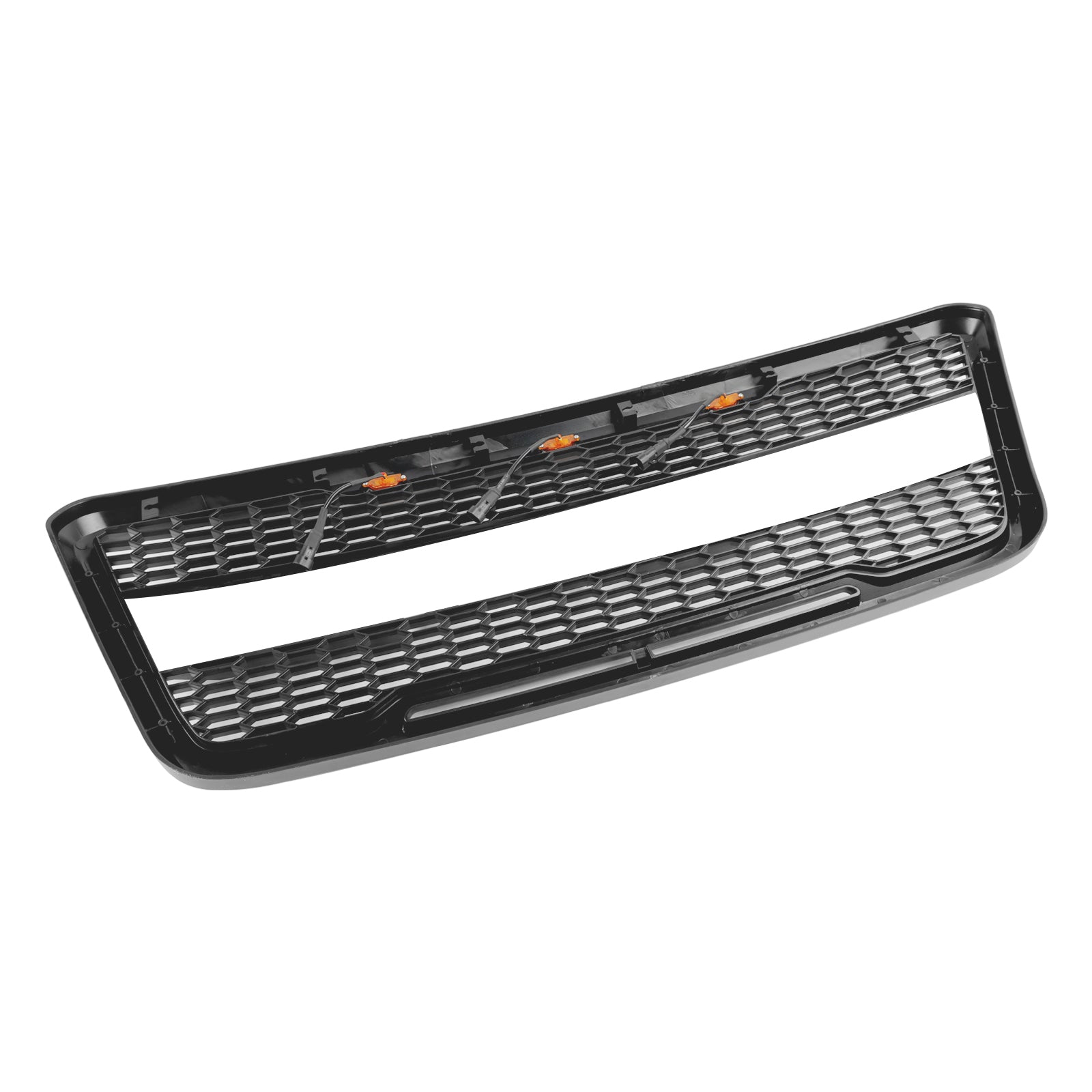 2004 2005 2006 2007 2008 Ford F150 Raptor Style Front Mesh Hood Grille Grill With LED