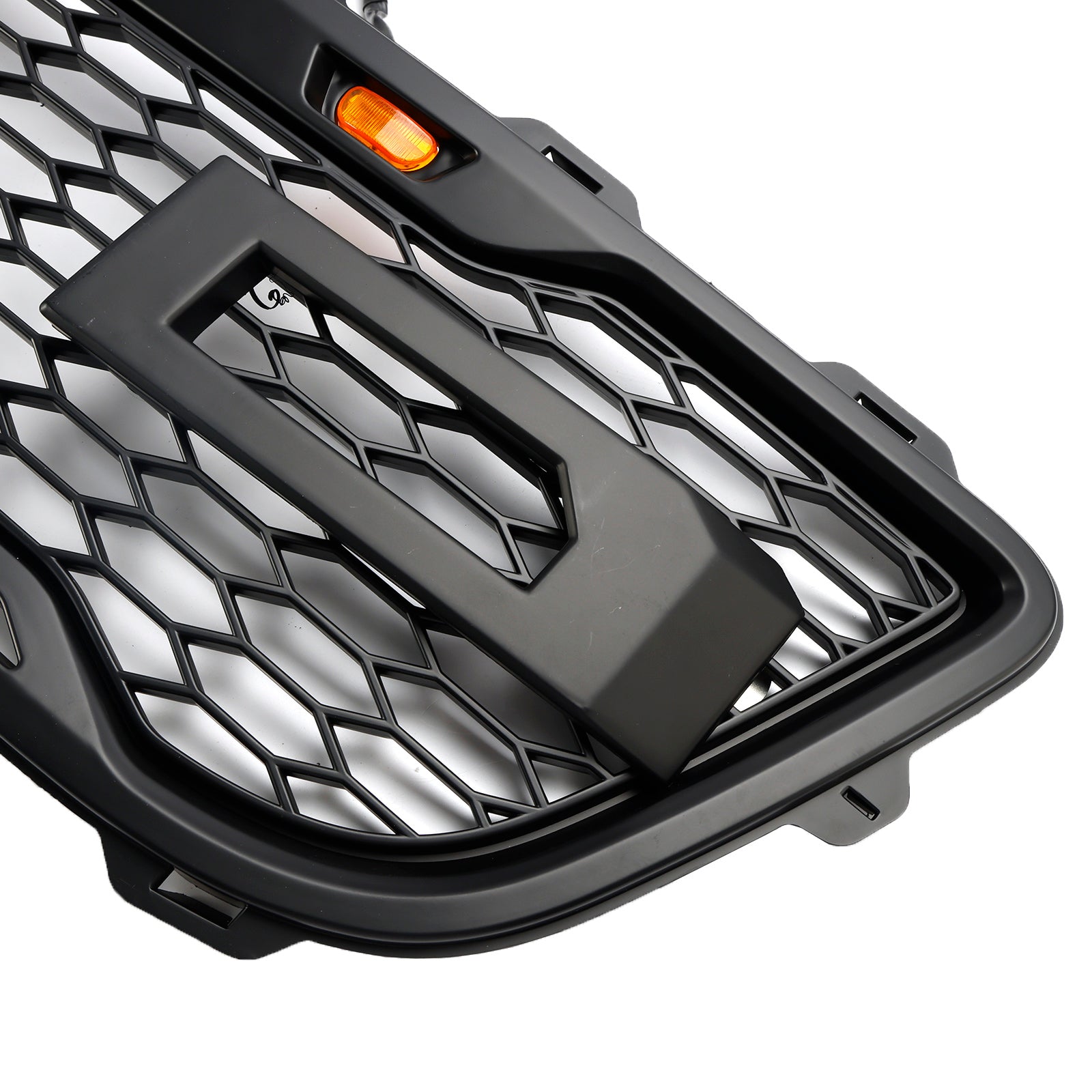 1999-2003 Ford F150 W/ Led Raptor style Matte Black Front Honeycomb Bumper Grille Grill