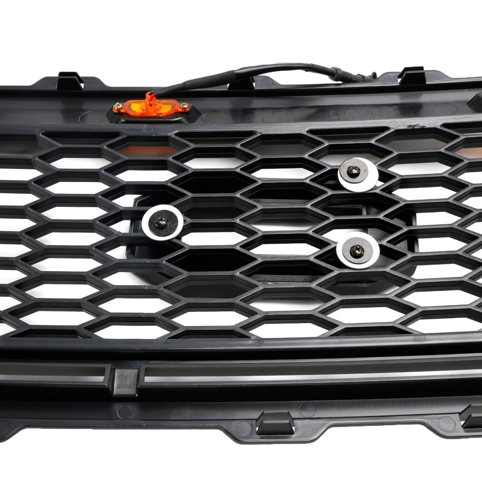 1999-2003 Ford F150 W/ Led Raptor style Matte Black Front Honeycomb Bumper Grille Grill