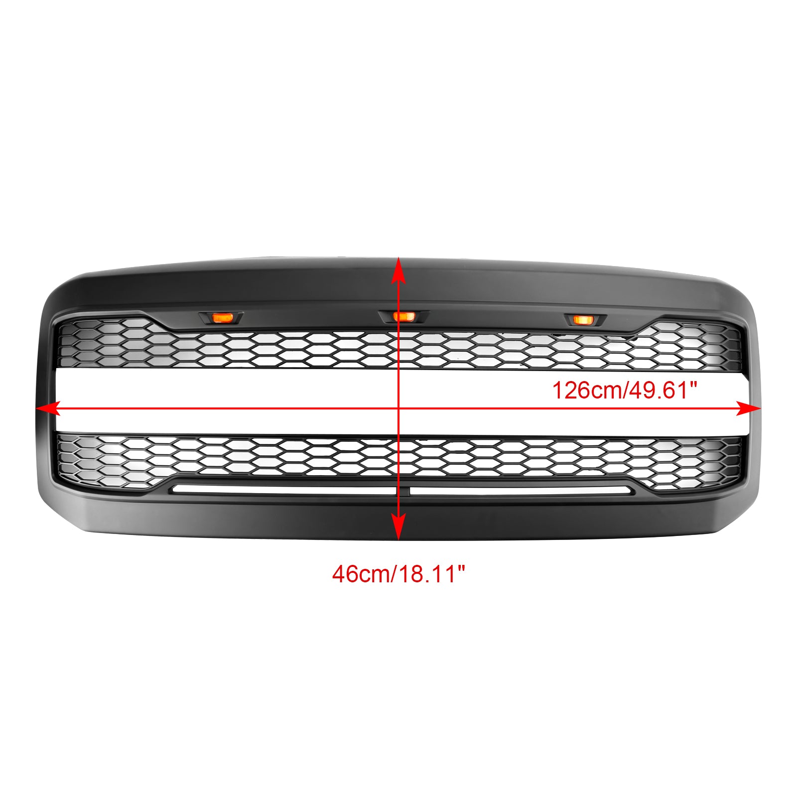 2005 2006 2007 Ford F250 F350 Super Duty W/ LED Front Bumper Grill Grille
