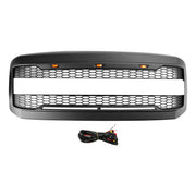 2005-2007 Ford F250 F350 Super Duty W/ LED Front Bumper Grill Grille