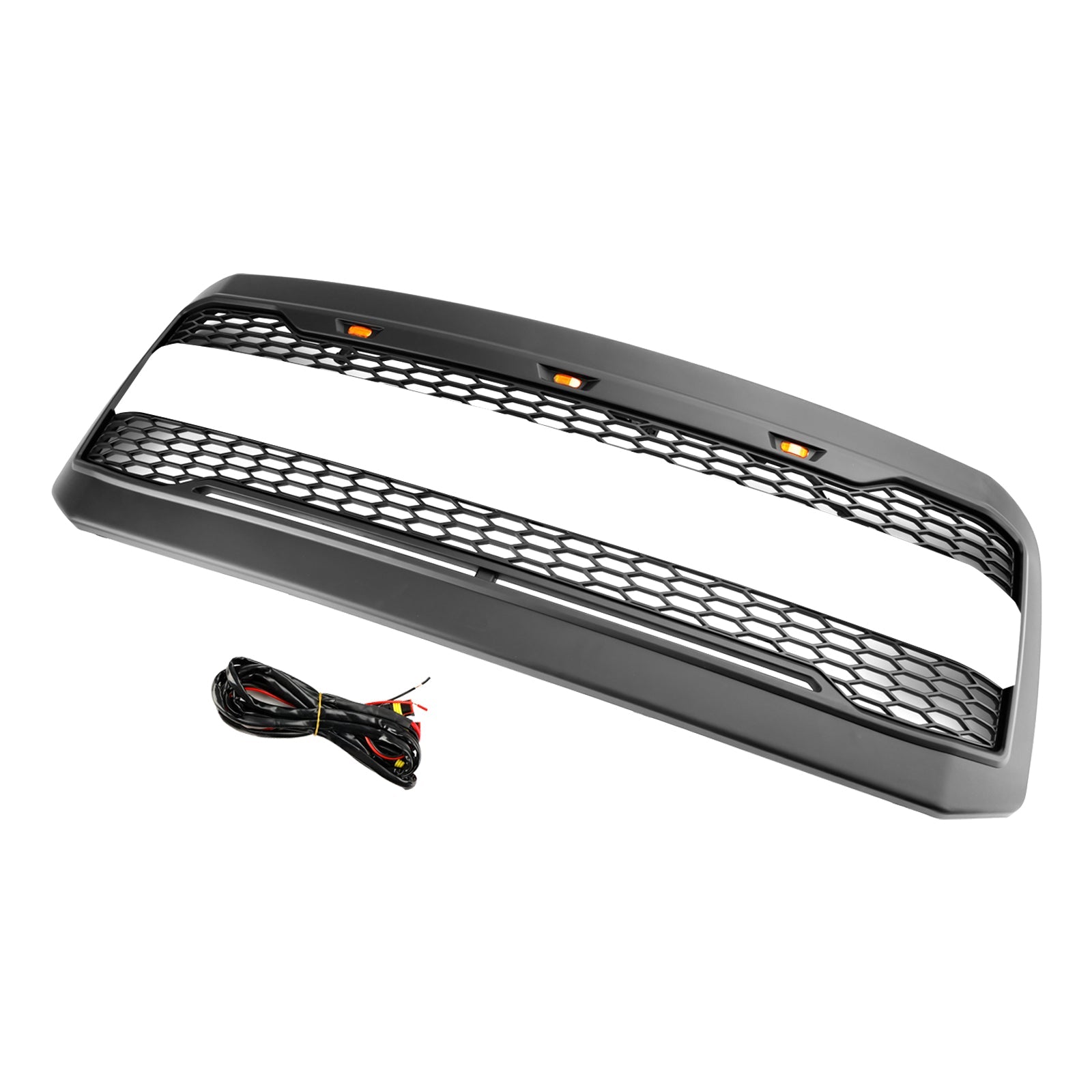 2005 2006 2007 Ford F250 F350 Super Duty W/ LED Front Bumper Grill Grille