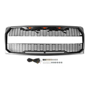 2009-2014 Ford F150 With LED Raptor Style Front Bumper Grille Grill