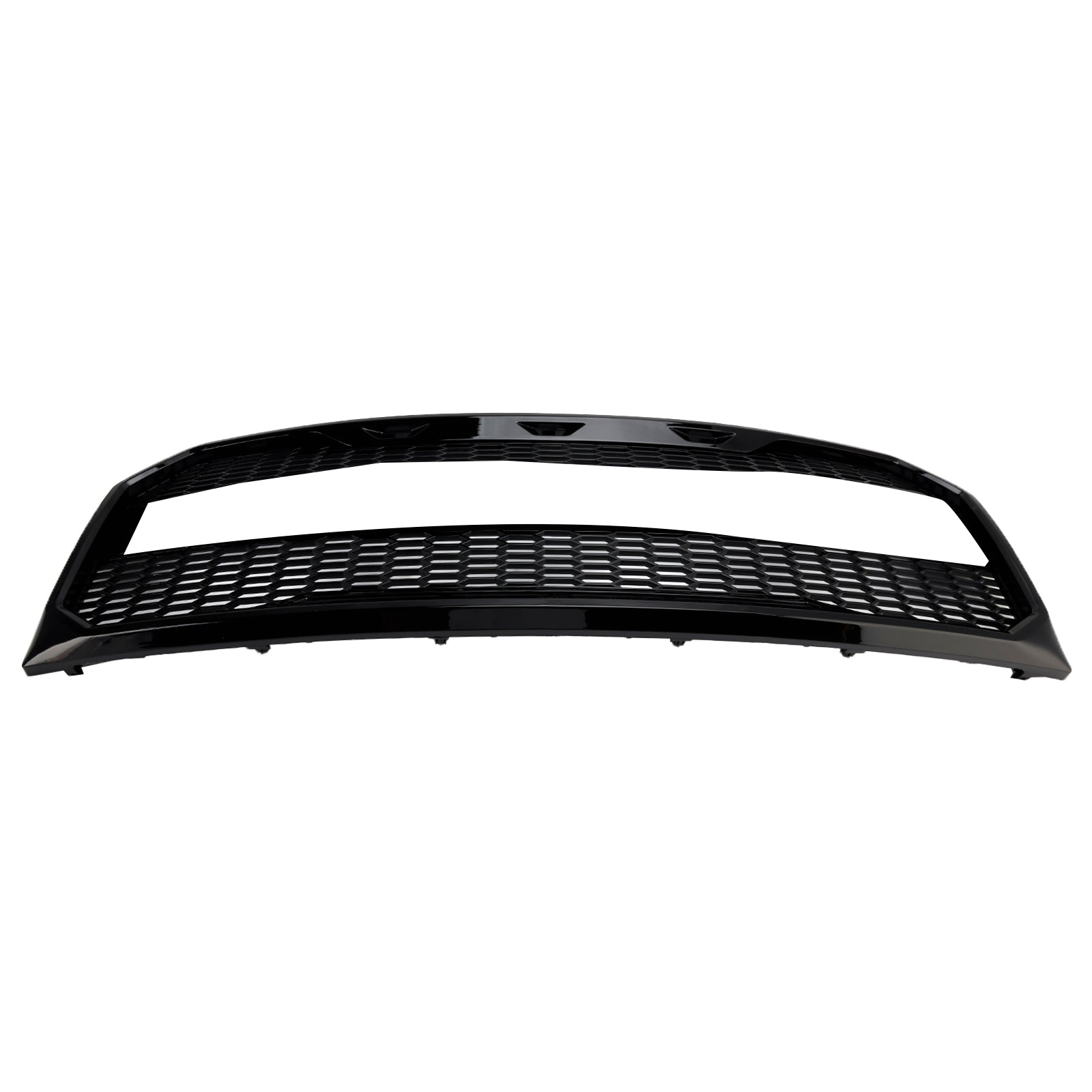 2009-2014 Ford F150 Gloss Black Raptor Style Front Bumper Grille Grill