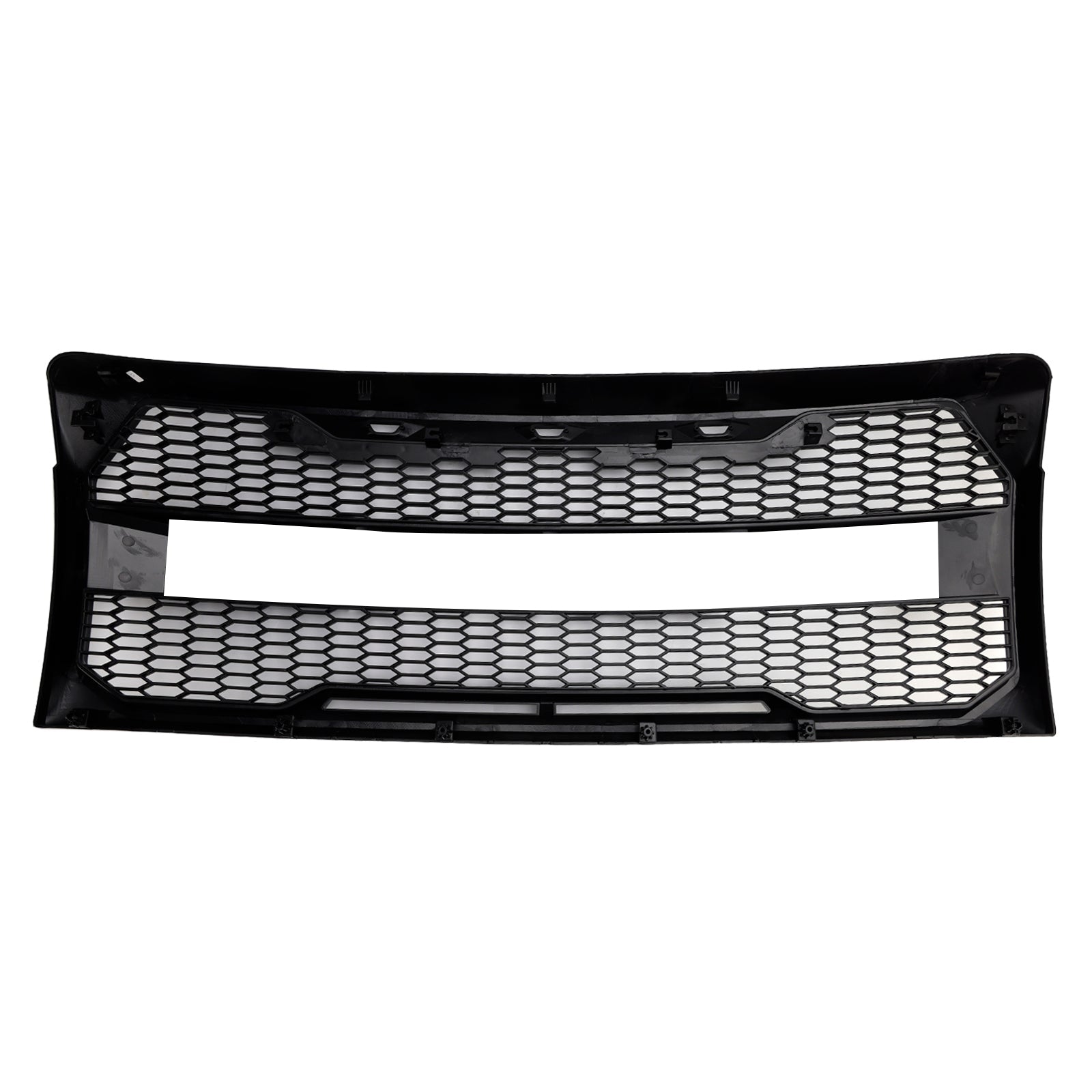 2009-2014 Ford F150 Gloss Black Raptor Style Front Bumper Grille Grill