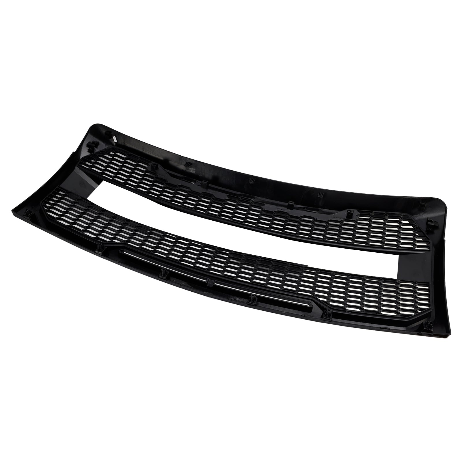 2009-2014 Ford F150 Gloss Black Raptor Style Front Bumper Grille Grill