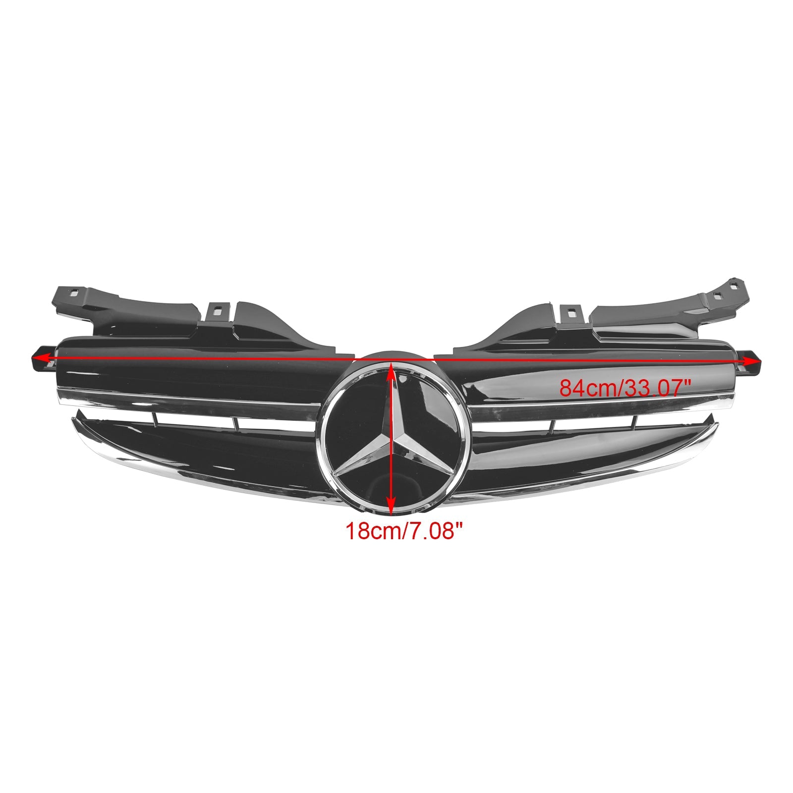 1998 1999 2000 2001 2002 2003 2004 Mercedes Benz SLK-Class R170 SLK320 SLK230 SLK200 Front Bumper Grille Grill