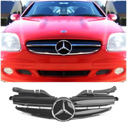 1998 1999 2000 2001 2002 2003 2004 Mercedes Benz SLK-Class R170 SLK320 SLK230 SLK200 Front Bumper Grille Grill