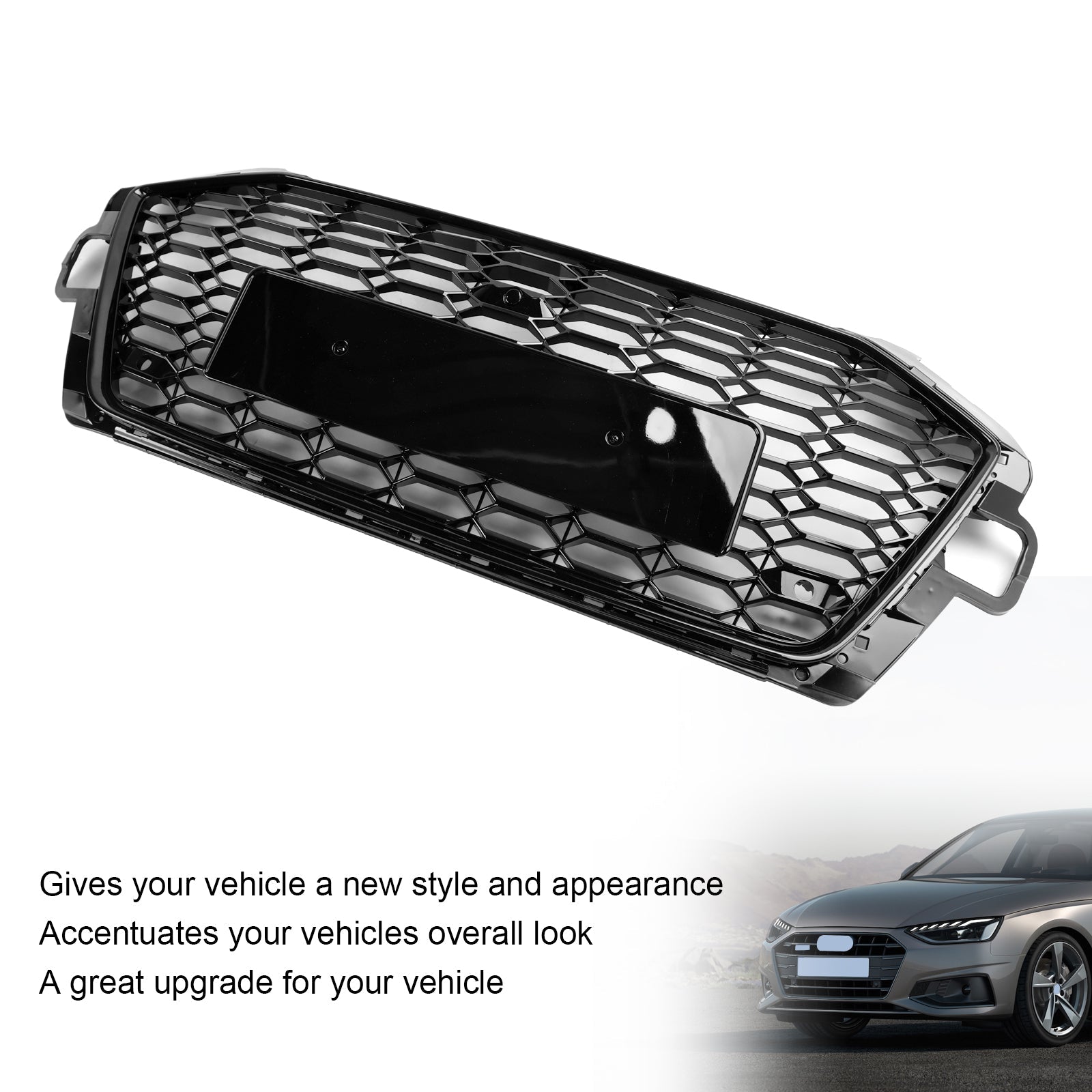 2020 2021 2022 Audi A4 B9.5 A4 S-Line S4 RS4 Style Front Bumper Grill Grille 8W0853651D