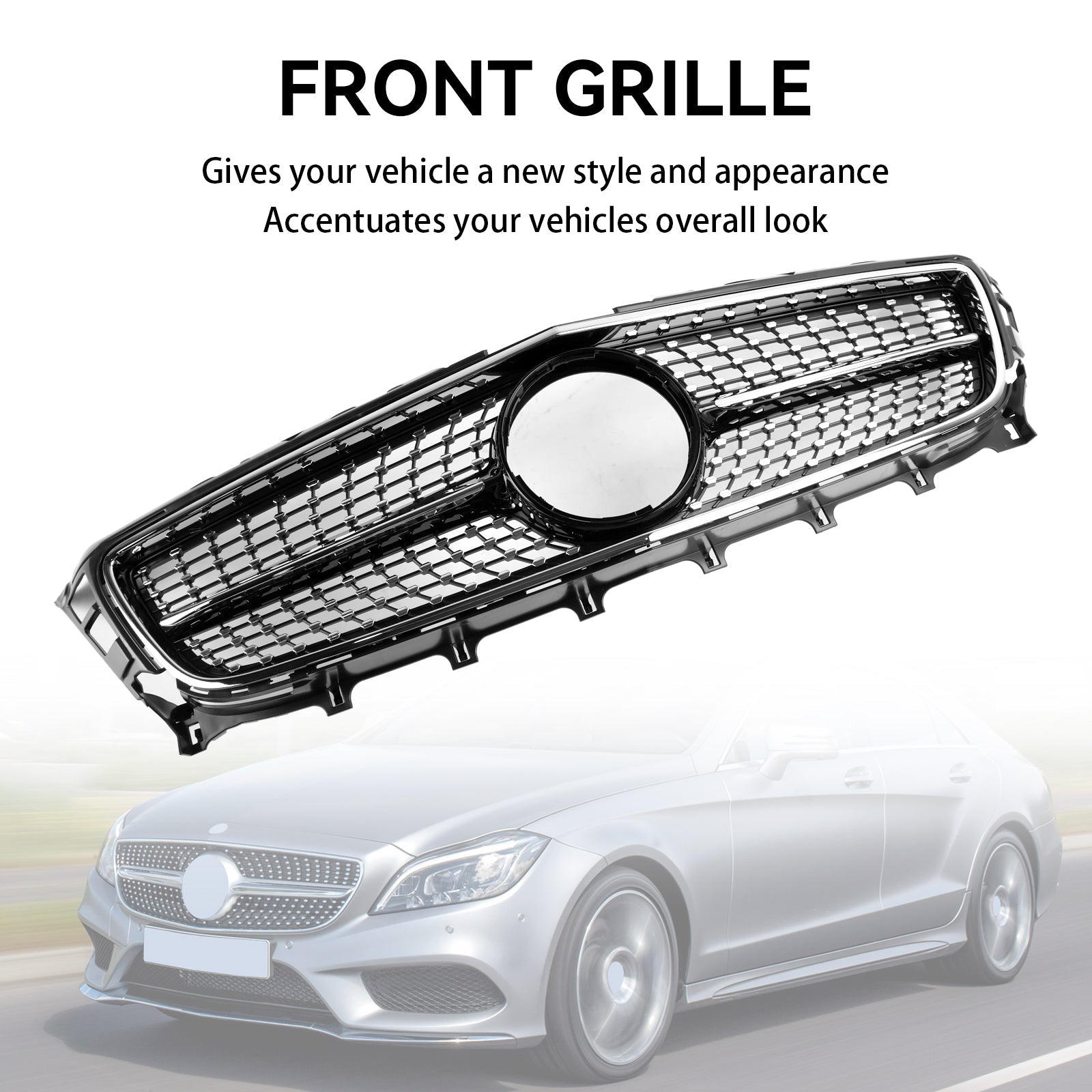 2011-2014 Mercedes-Benz W218 C218 X218 CLS-Class ClS350/500/550 Front Grill Grille