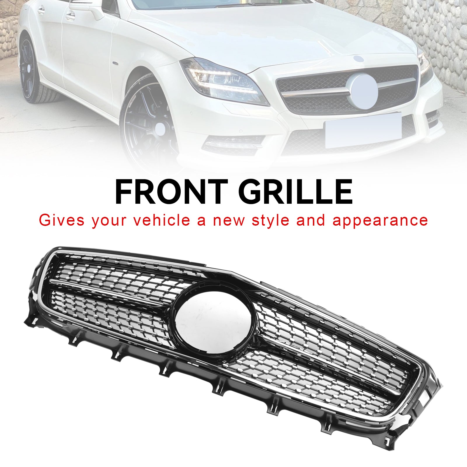 2011-2014 Mercedes-Benz W218 C218 X218 CLS-Class ClS350/500/550 Front Grill Grille