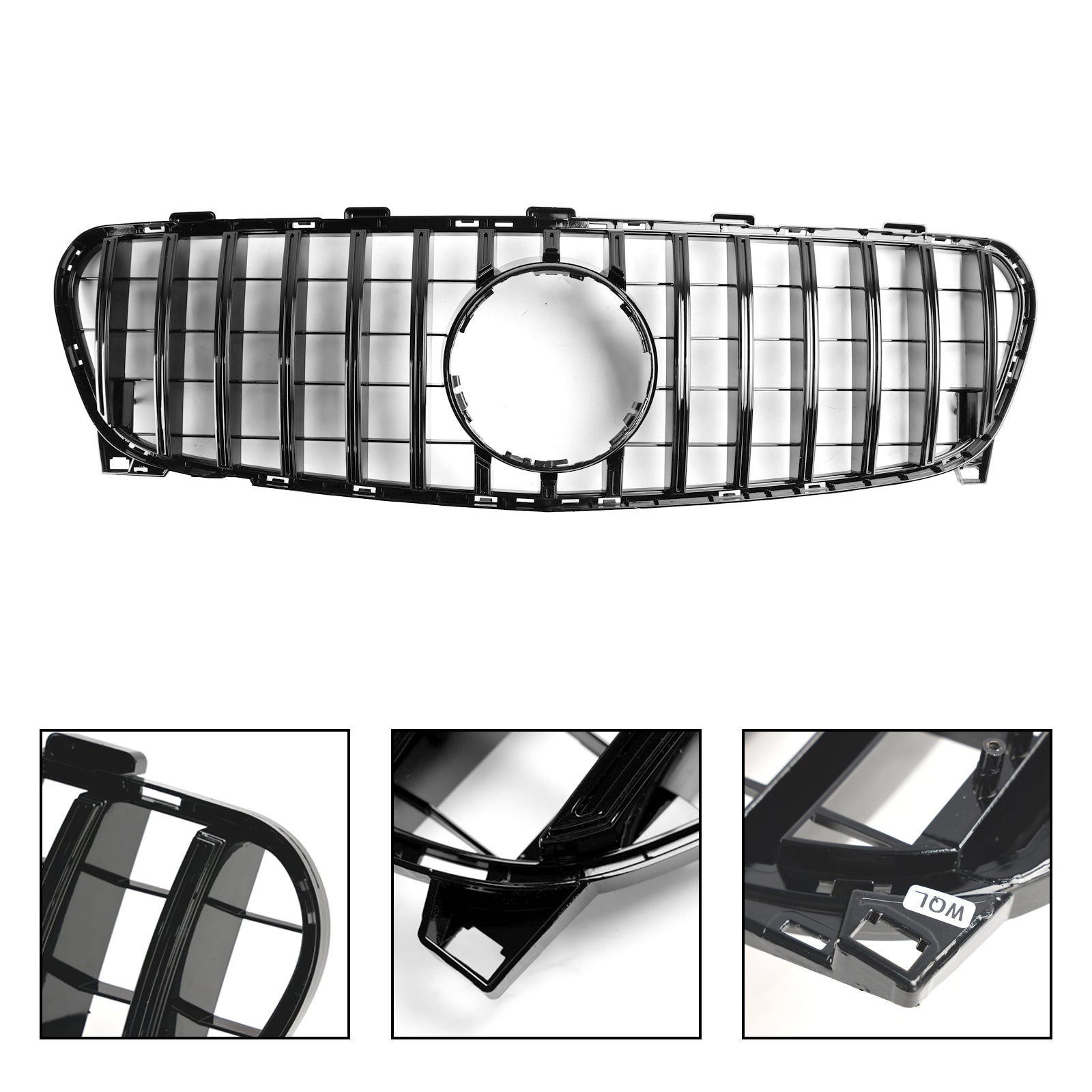 2017-2019 Mercedes Benz GLA W156 X156 Front Grill Grille Facelift Black
