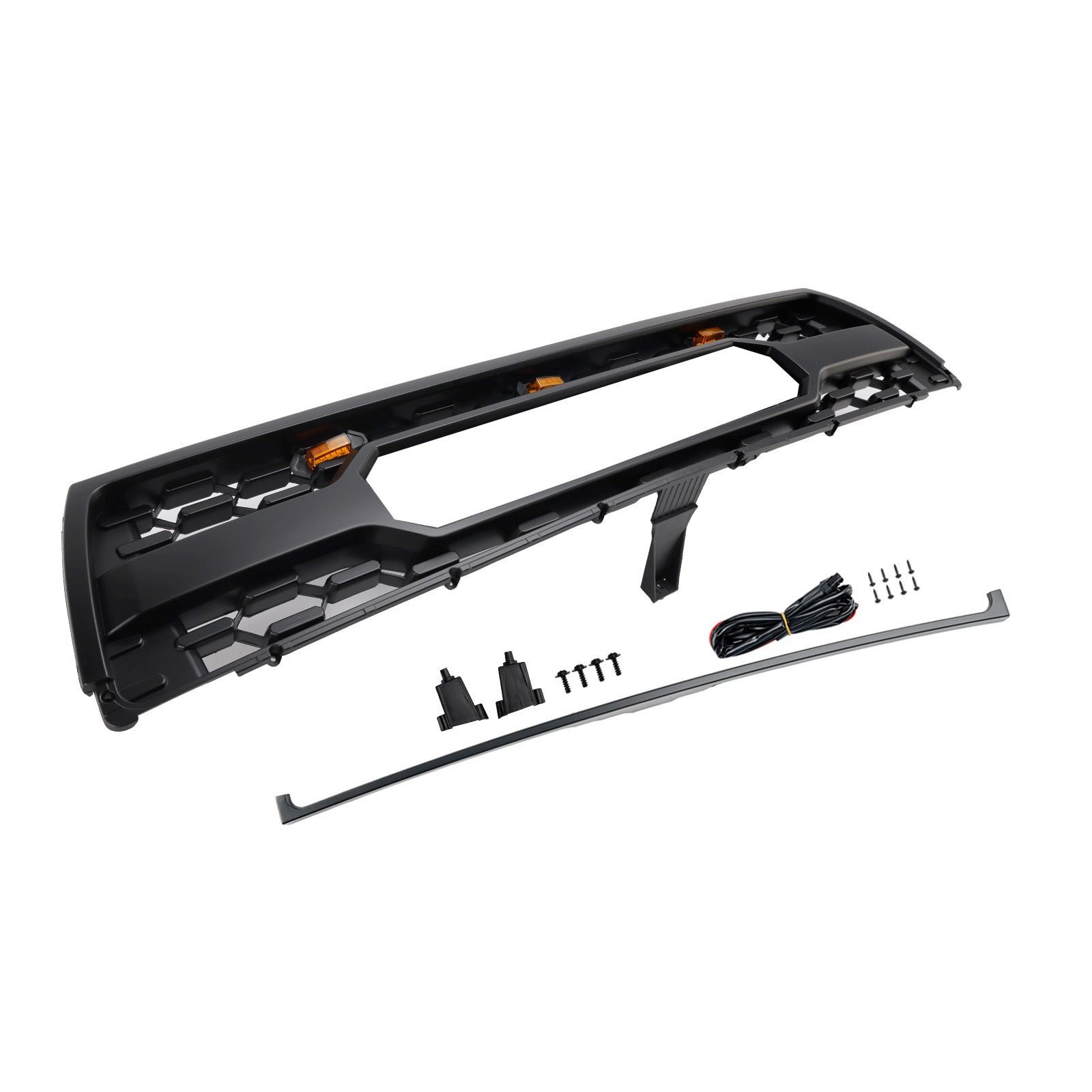 1996-2000 Toyota 4Runner With Led Matte Black Front Bumper Grill Grille