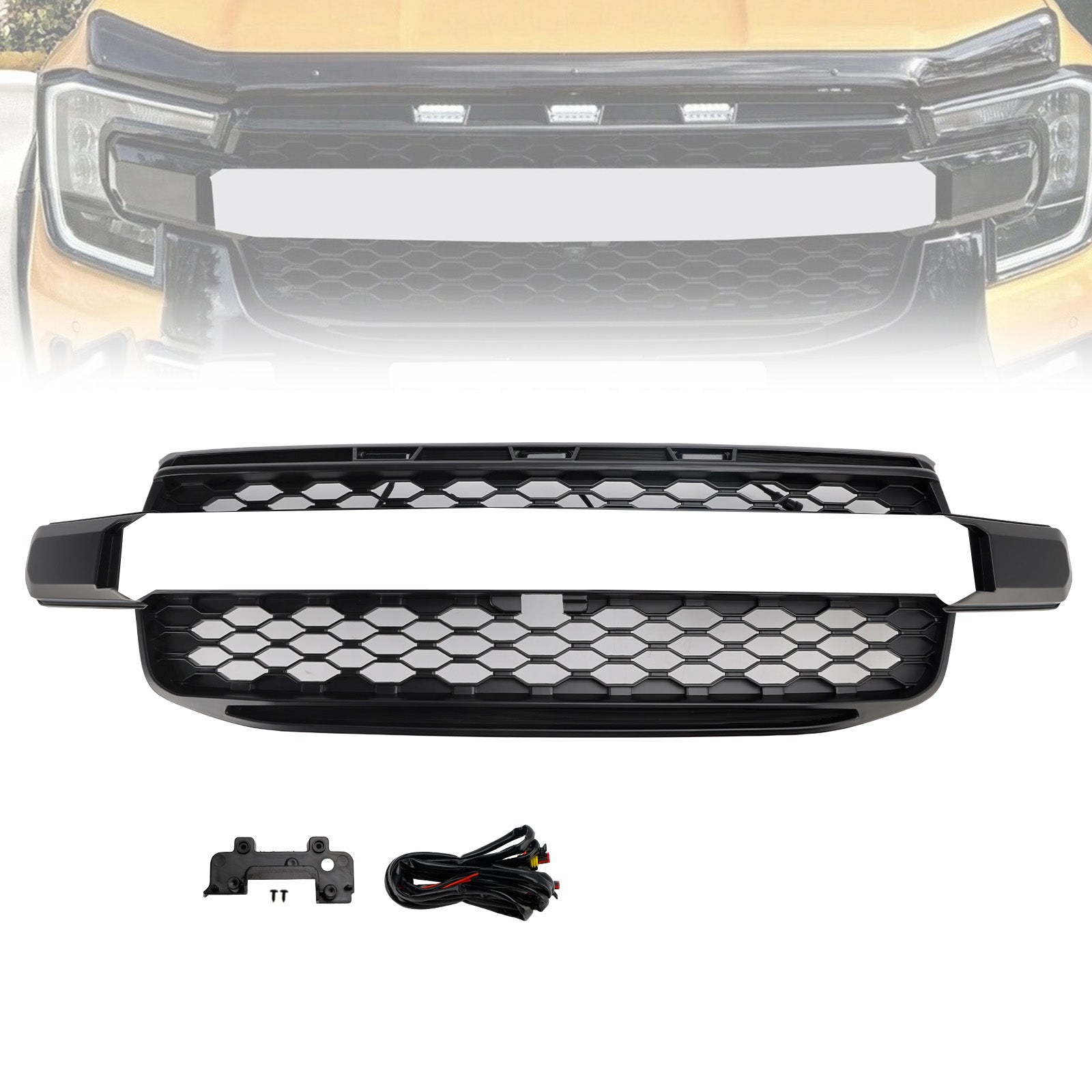 2023-2025 Ford Ranger Everest Next Gen Wildtrak Front Bumper Grill Grille