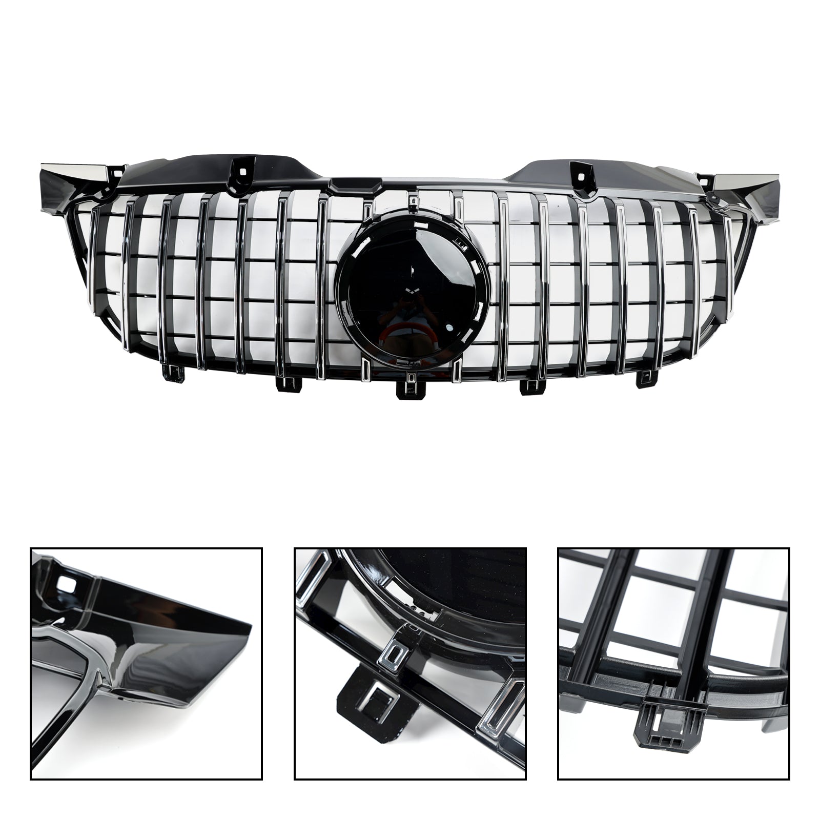 2006 2007 2008 2009 2010 2011 2012 2013 Mercedes Benz Sprinter W906 Front Bumper Grill Grille Chrome