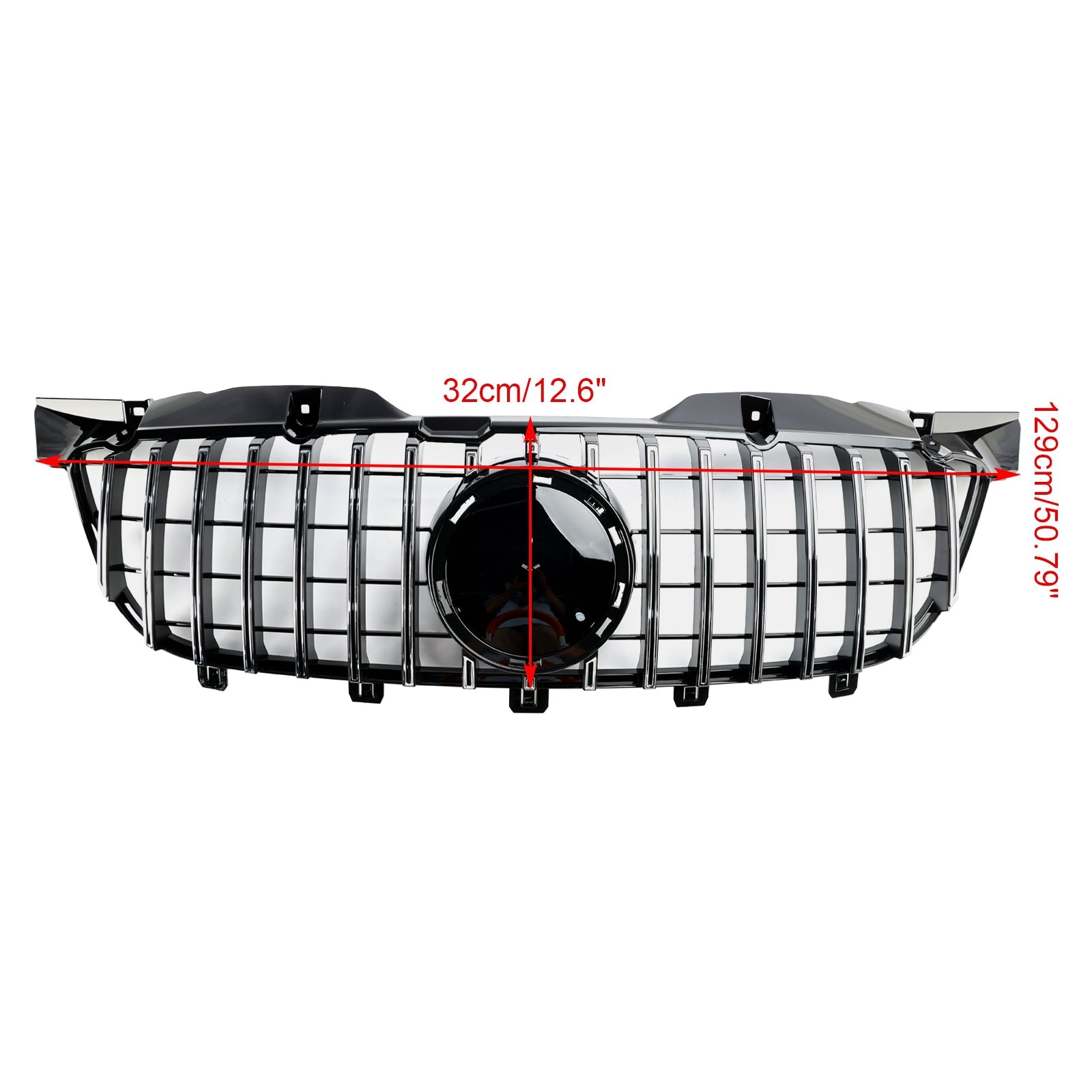 2006 2007 2008 2009 2010 2011 2012 2013 Mercedes Benz Sprinter W906 Front Bumper Grill Grille Chrome