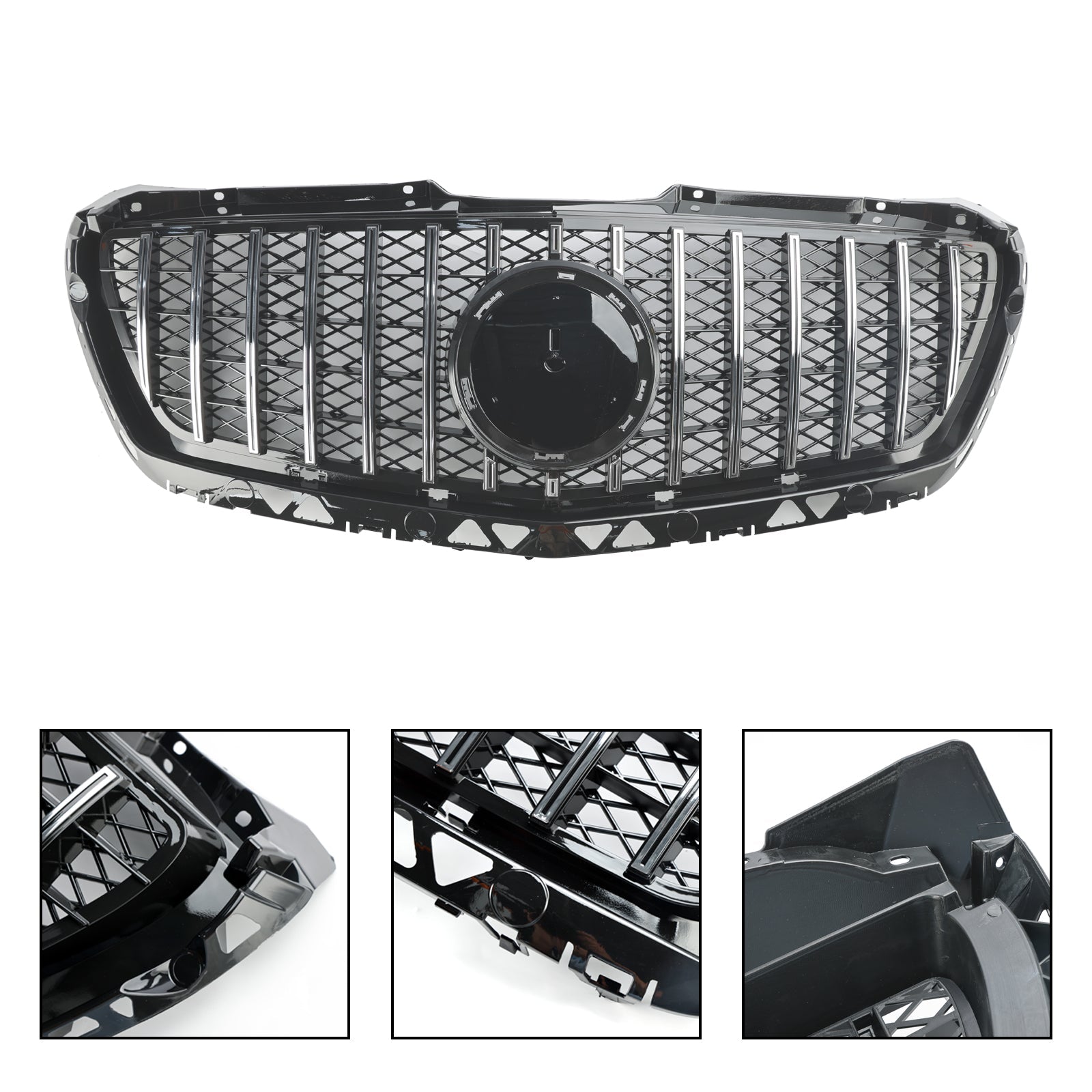 2014-2018 Mercedes Benz Sprinter W906 Front Bumper Grill Grille Chrome