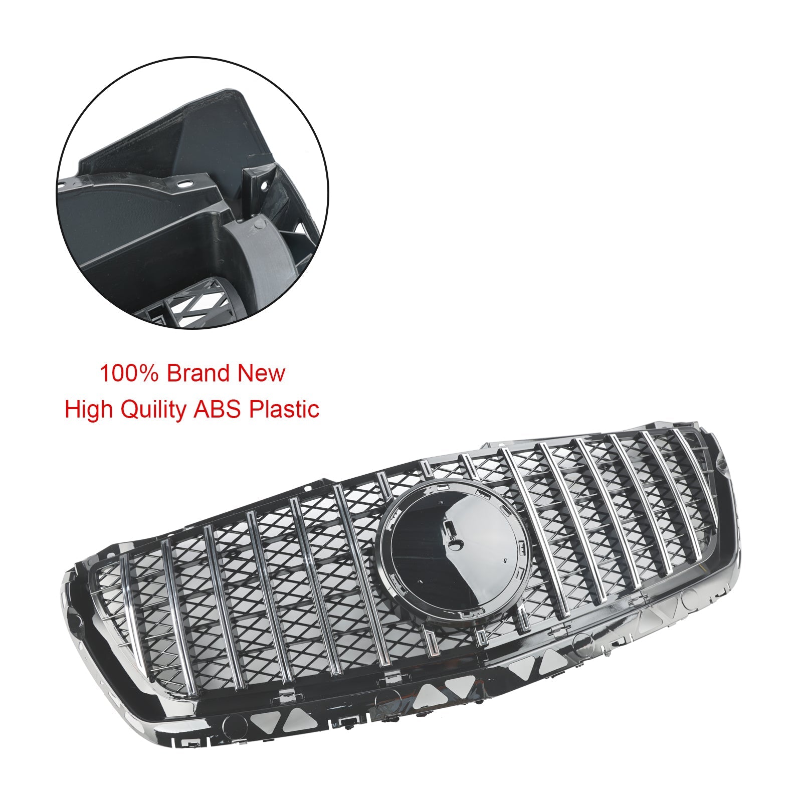 2014-2018 Mercedes Benz Sprinter W906 Front Bumper Grill Grille Chrome