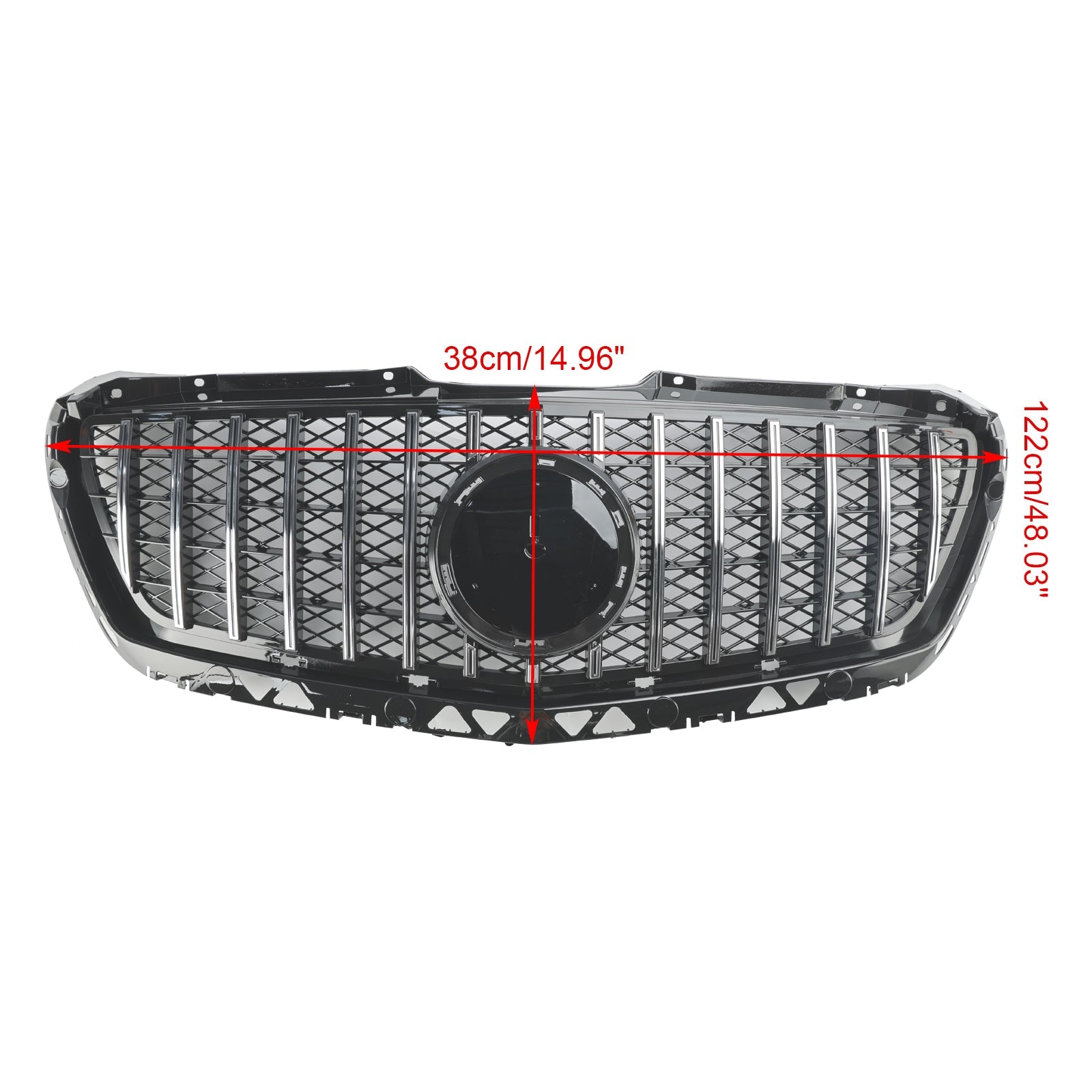 2014-2018 Mercedes Benz Sprinter W906 Front Bumper Grill Grille Chrome