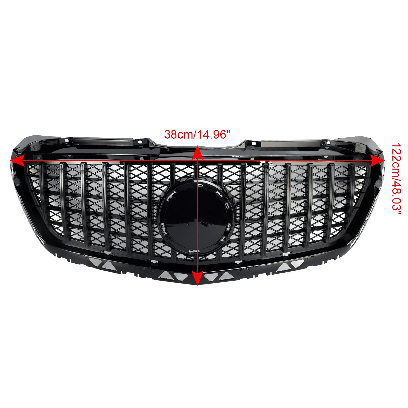 2014-2018 Mercedes Benz Sprinter W906 Front Bumper Grille Grill Black