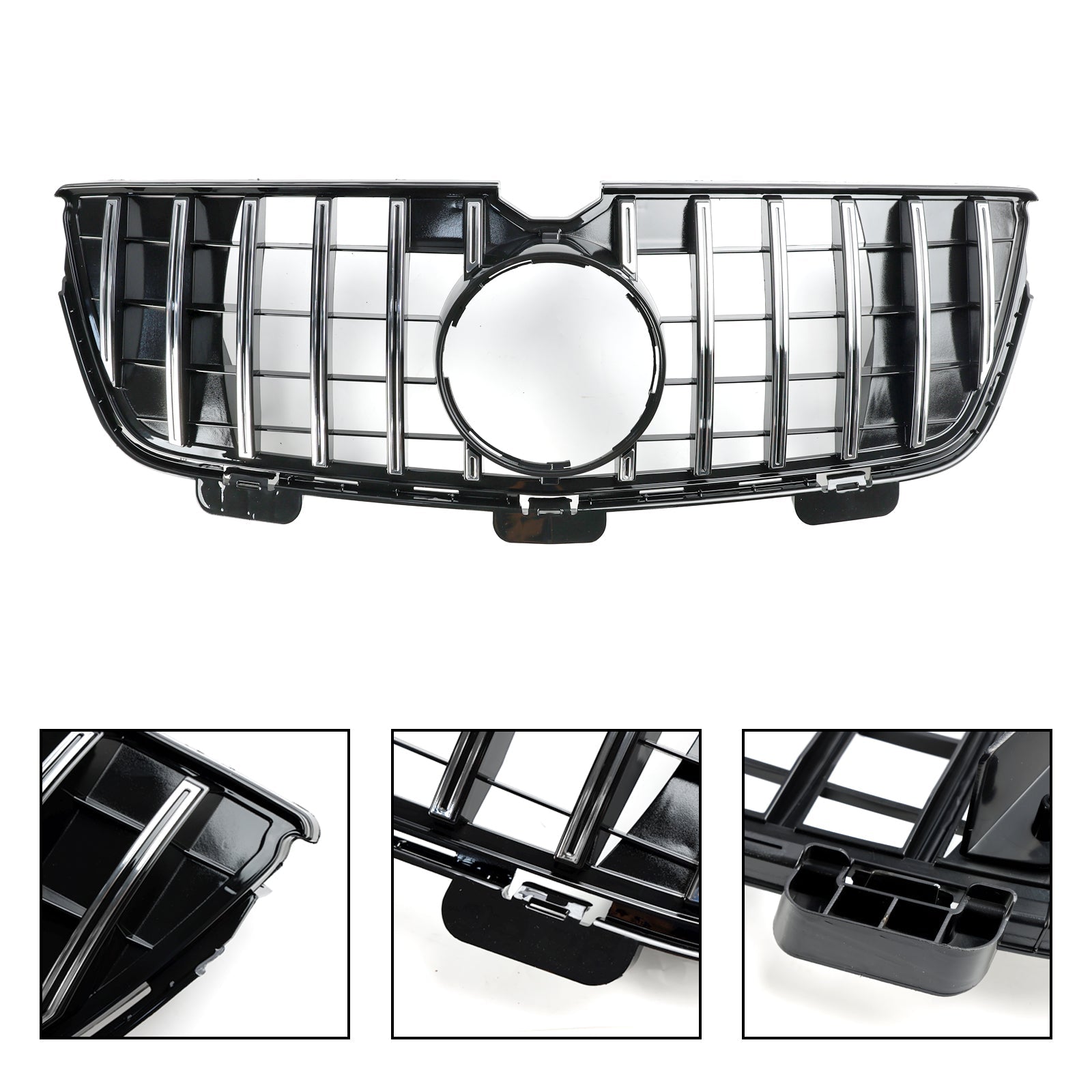 2010-2012 Mercedes-Benz GL X164 GL450 GL500 Front Bumper Grill Grille Chrome