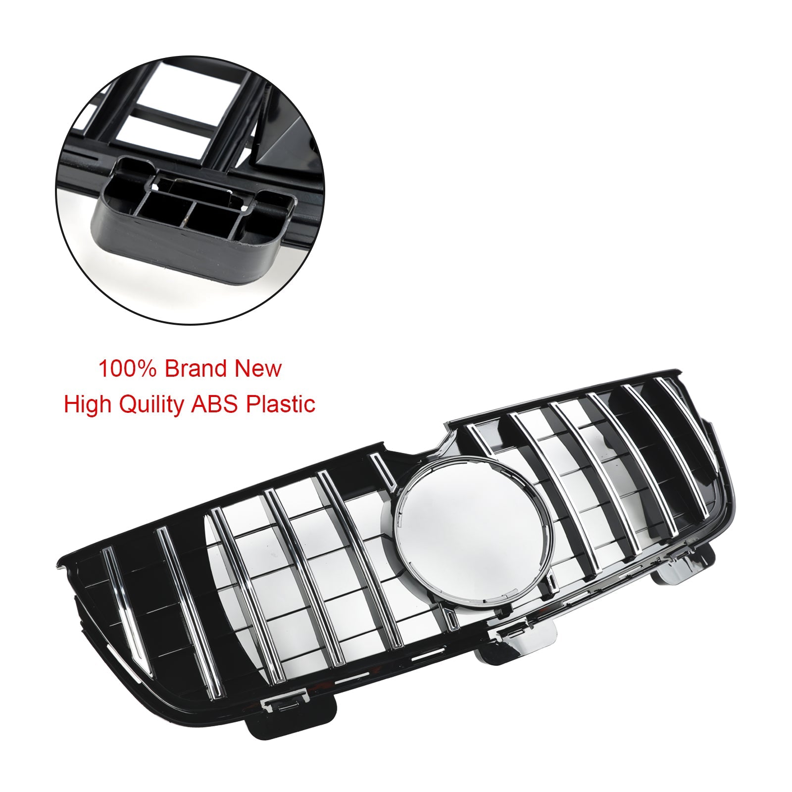 2010-2012 Mercedes-Benz GL X164 GL450 GL500 Front Bumper Grill Grille Chrome