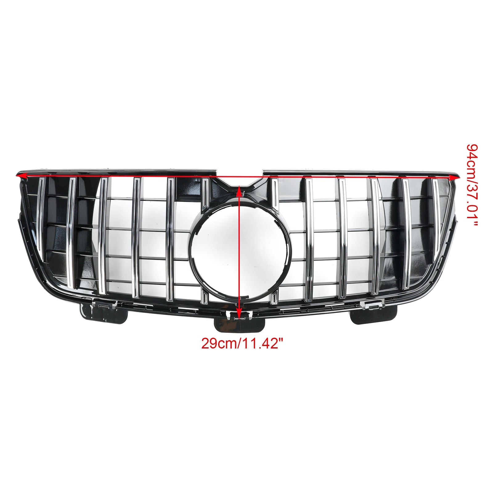 2010-2012 Mercedes-Benz GL X164 GL450 GL500 Front Bumper Grill Grille Chrome