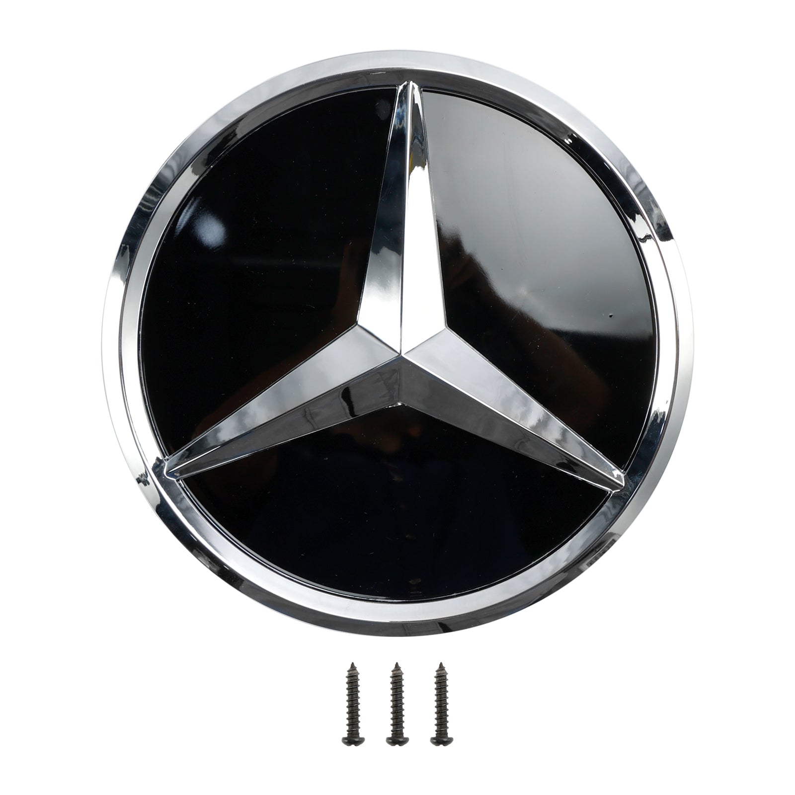 R230 SL550 SL600 2007-2008 Mercedes Benz 1 Fin Star Front Bumper Upper Grill