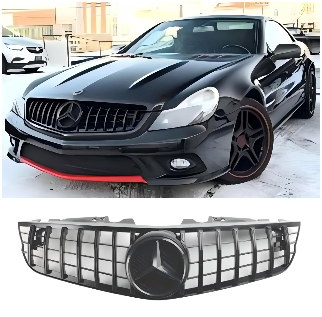 2009-2012 Mercedes Benz SL-Class R230 SL550 SL600 Front Bumper Upper Grill
