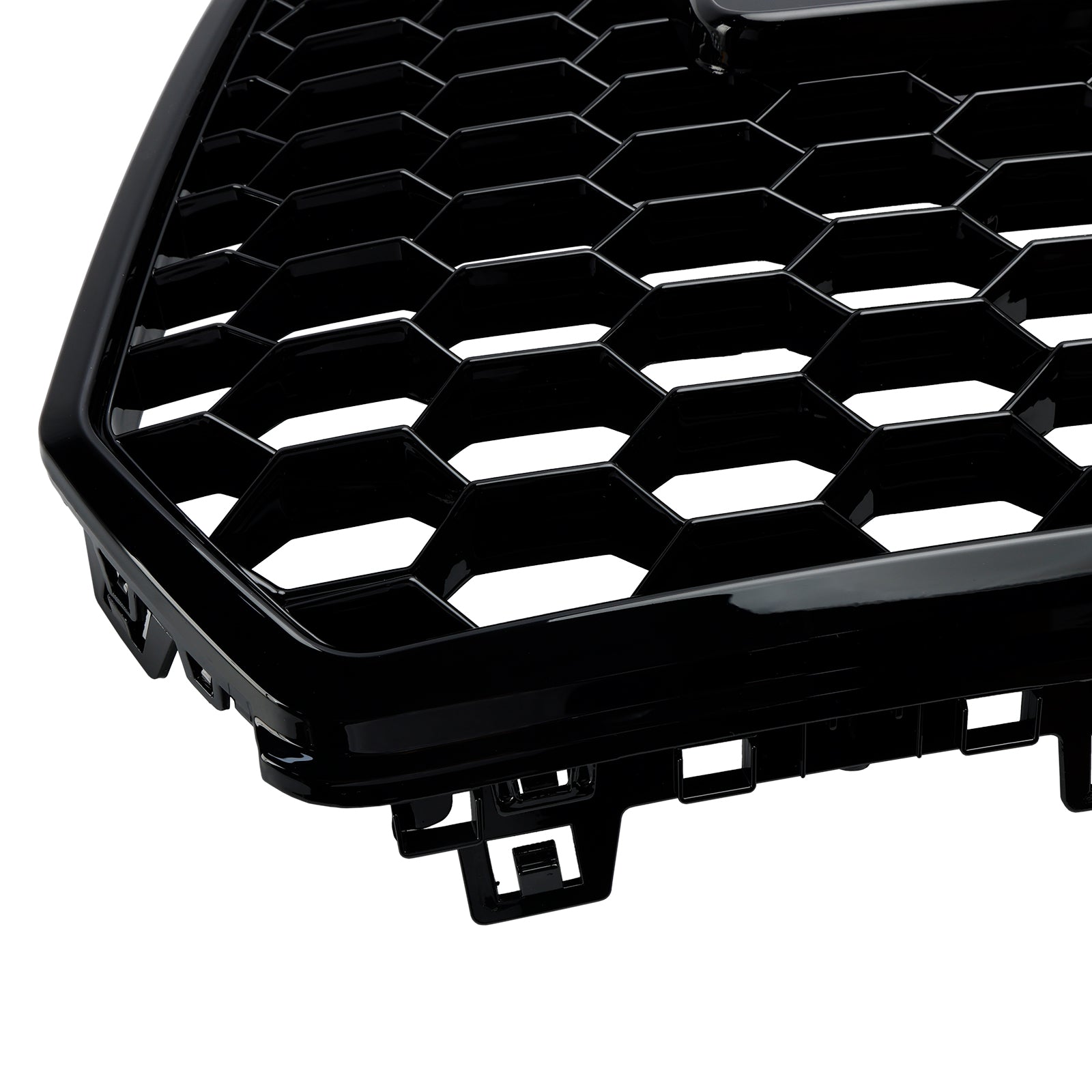 2016-2018 Audi A7 C7 S7 RS7 Style Honeycomb Front Bumper Grille Grill Black