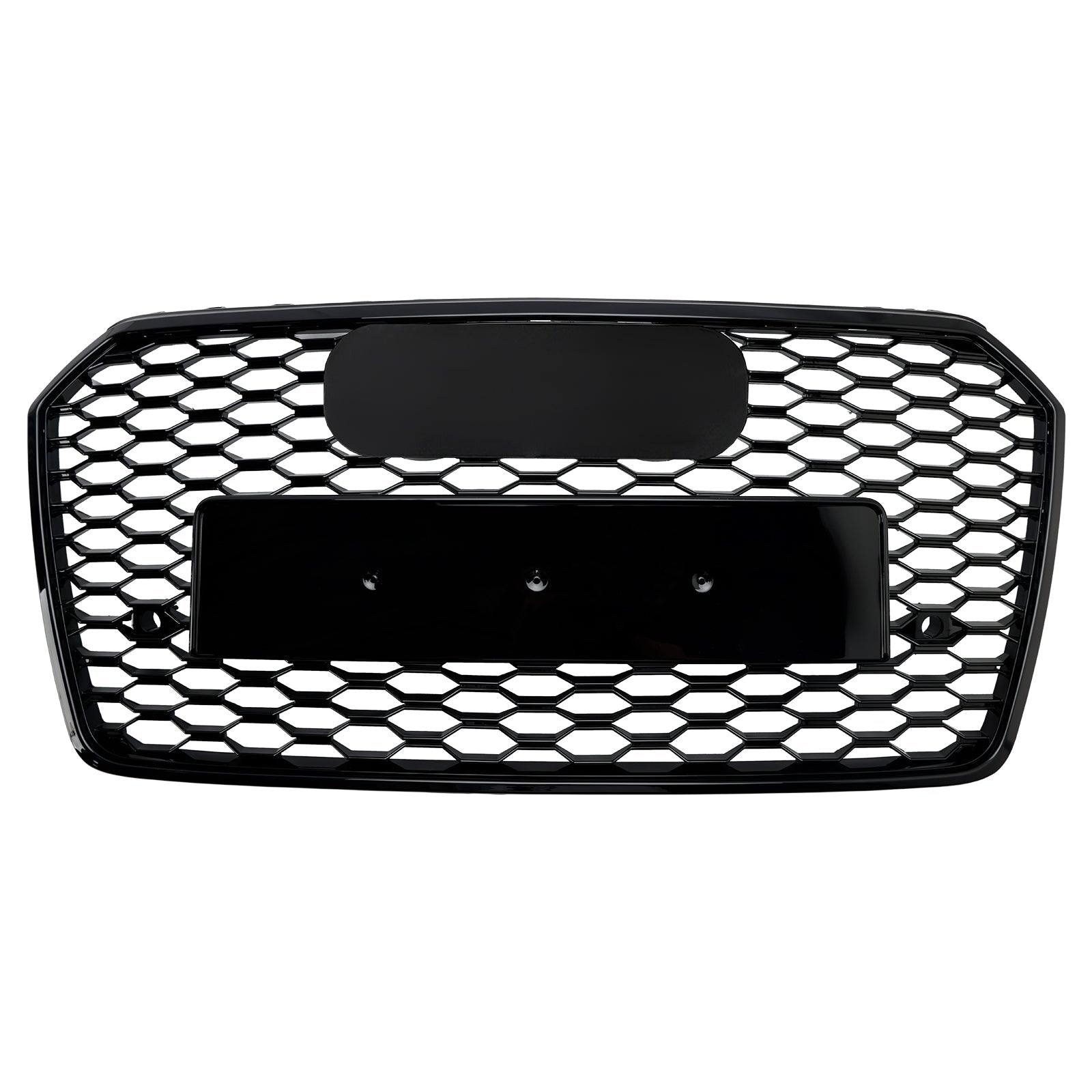 2016-2018 Audi A7 C7 S7 RS7 Style Honeycomb Front Bumper Grille Grill Black