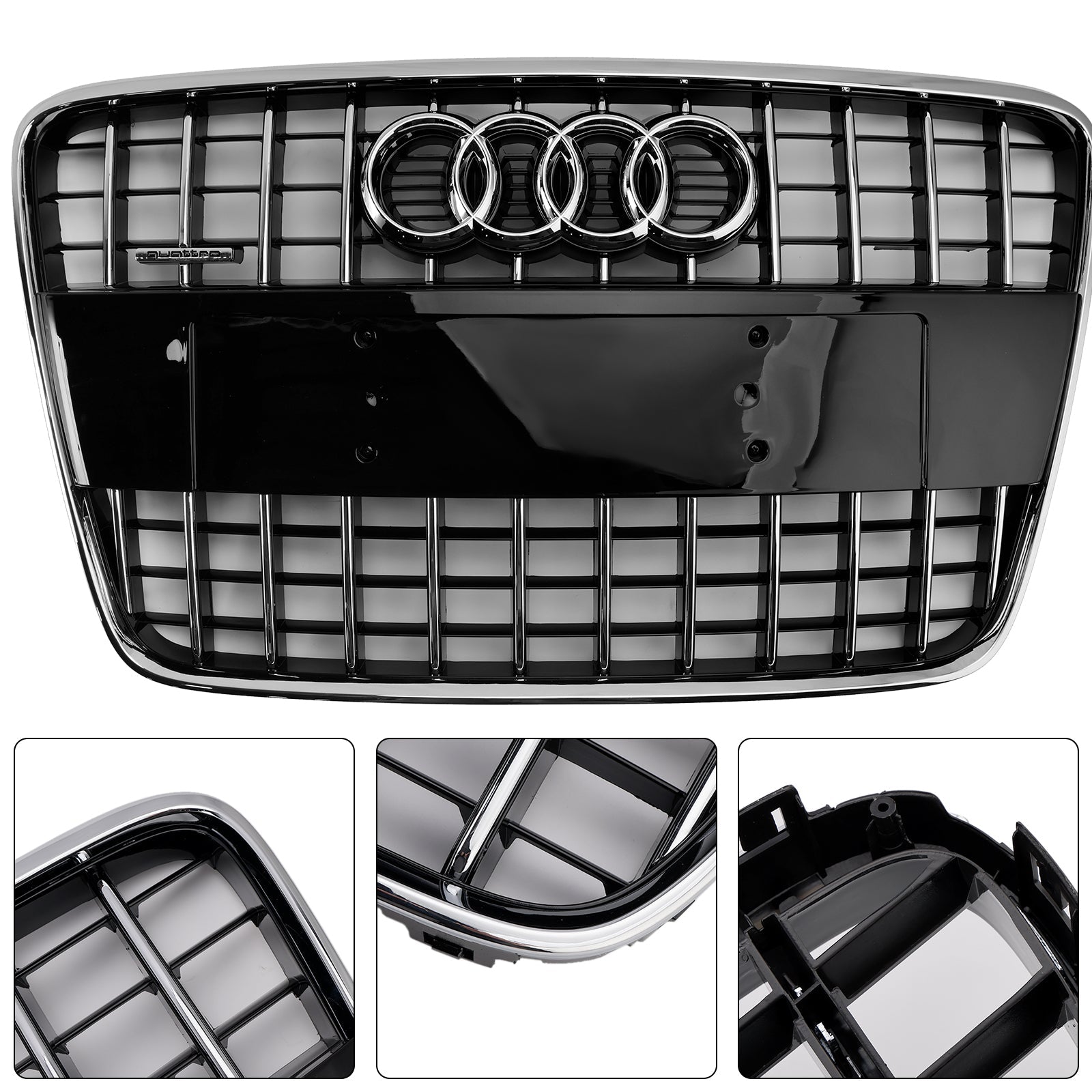 Sport Style 2005-2015 Audi Q7 SQ7 Front Bumper Radiator Grille Grill
