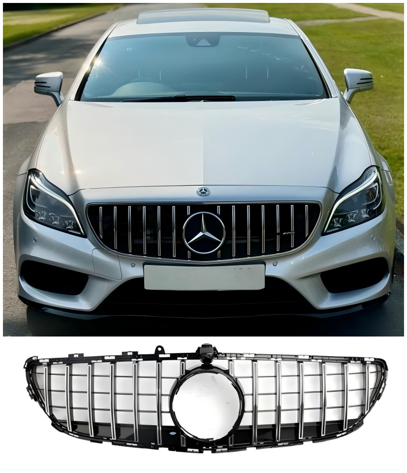 2015 2016 2017 2018 Mercedes Benz CLS-Class W218 CLS350 Front Bumper Grille Grill A2186200291