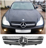 2008 2009 2010 Mercedes-Benz CLS-Class W219 C219 CLS500 Diamond Front Radiator Grille Grill