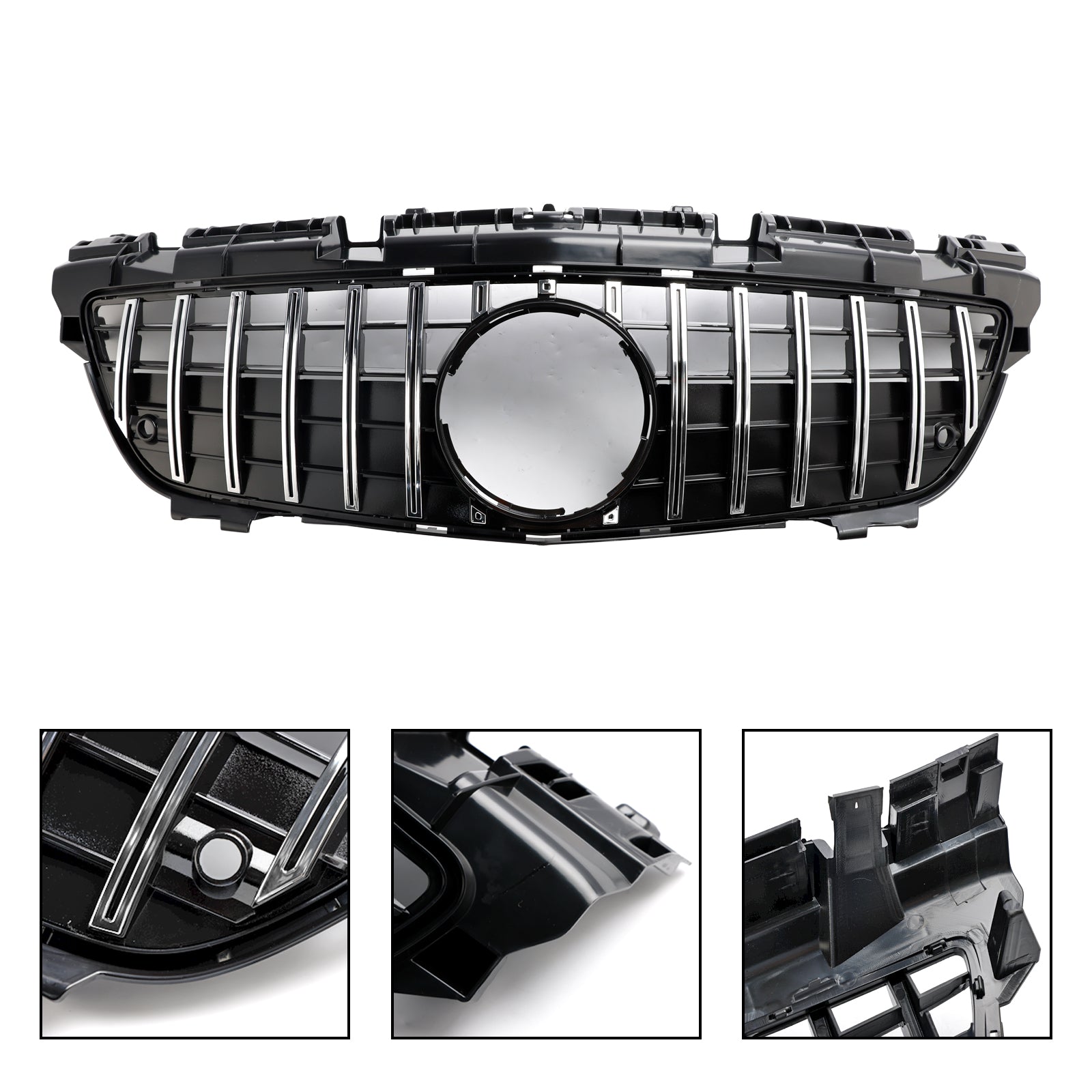 2011 2012 2013 2014 2015 2016 Mercedes SLK-Class R172 SLK55 Chrome Front Radiator Grill Grille