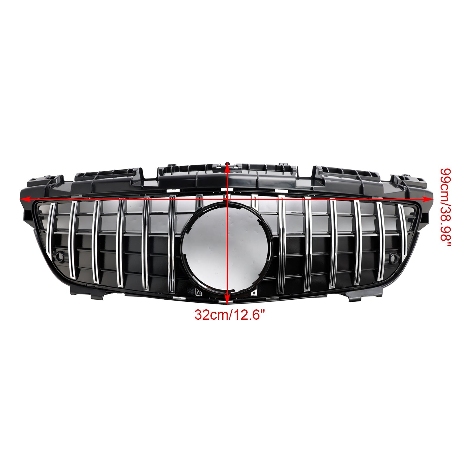 2011 2012 2013 2014 2015 2016 Mercedes SLK-Class R172 SLK55 Chrome Front Radiator Grill Grille