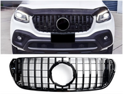 2017 2018 2019 Mercedes Benz X-Class X470 Black Front Bumper Grille Grill