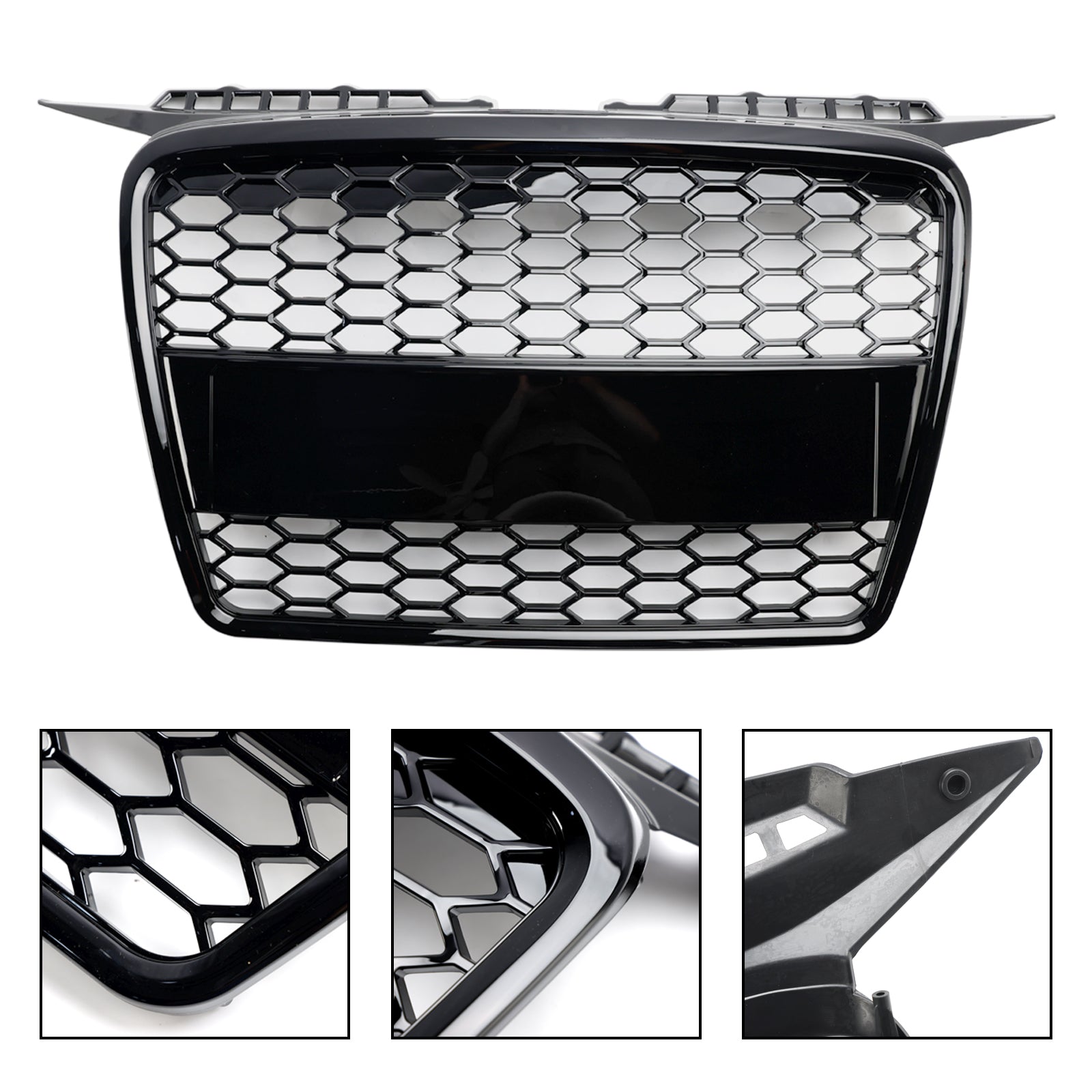 2004 2005 2006 2007 2008 Audi A3 8P Pre-Facelift RS3 Style Front Bumper Grill Grille 8P4853651A