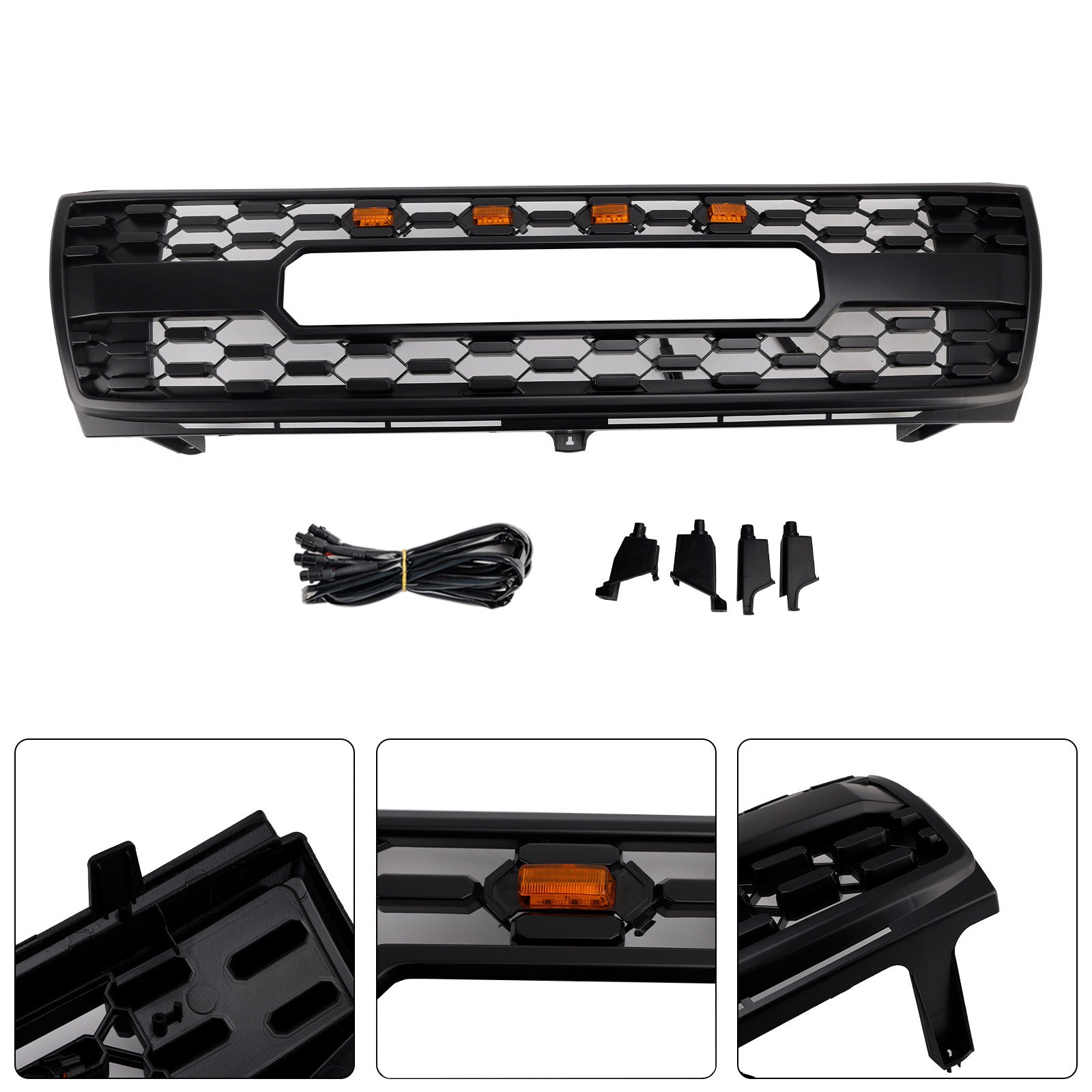 1997-2000 Toyota Tacoma TRD PRO Honeycomb Front Bumper Grill Grille