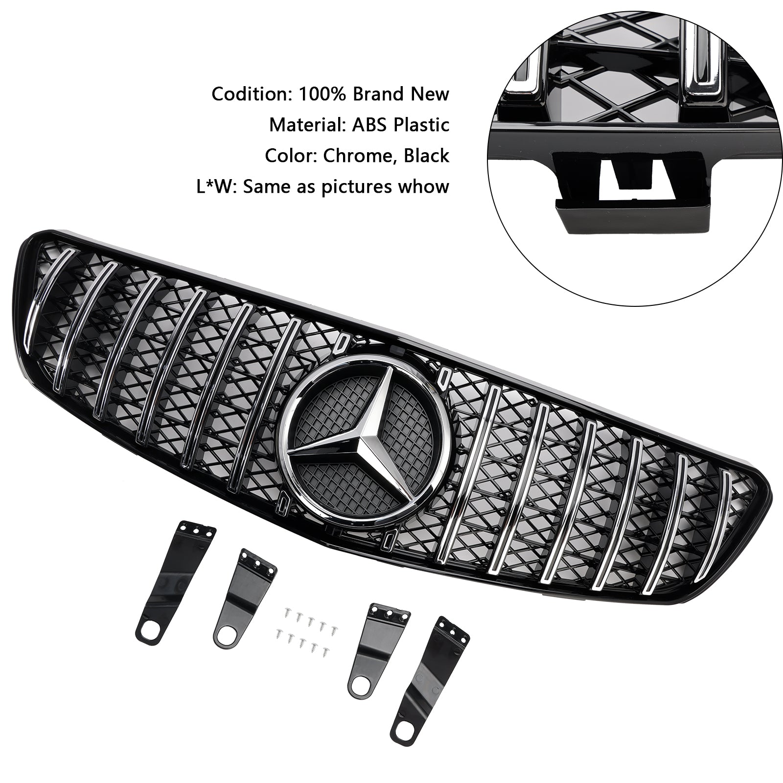 2005-2009 Mercedes-Benz R-Class W251 R350 R500 Front Bumper Grille Grill