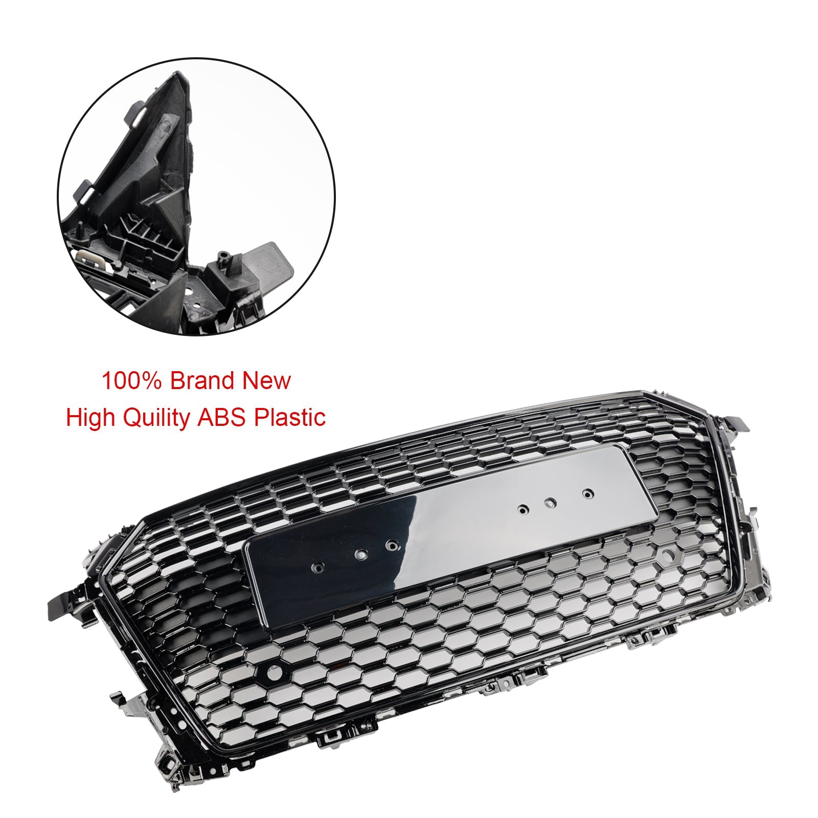 2014 2015 2016 2017 2018 2019 2020 2021 2022 2023 Audi TT MK3 FV 8S RS Style Front Honeycomb Grille Grill