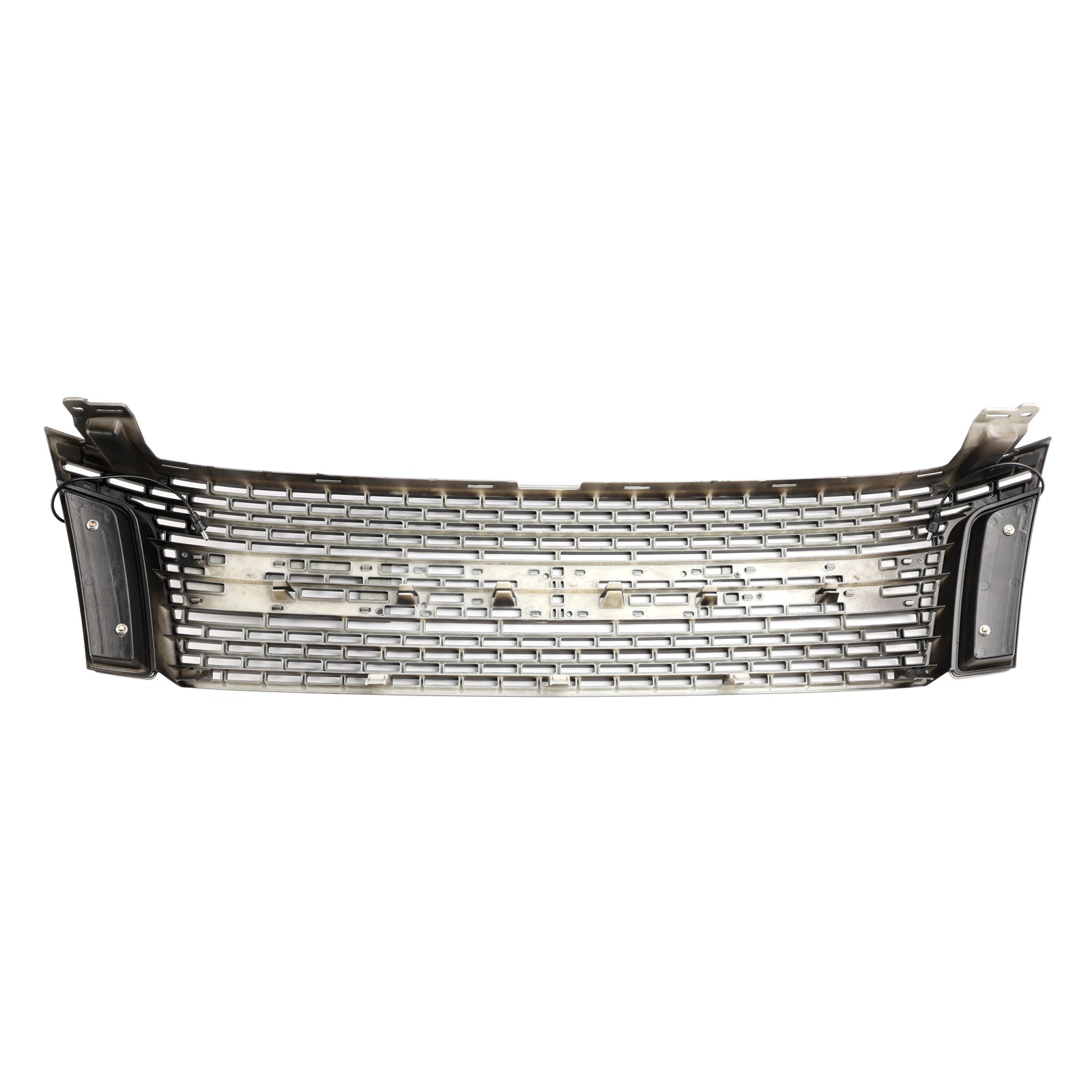 2012-2014 Ford Ranger T6 w/ LED Light Matt Black Front Bumper Grill Grille