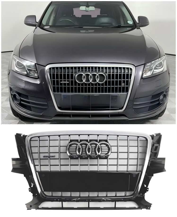 Audi Q5 SQ5 2009-2012 Front Bumper Grill Grille 8R0853651PT94 Chrome