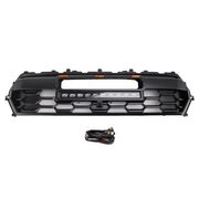 2024+ Toyota Tacoma With Led & Light Bar Black Front Bumper Grill Grille