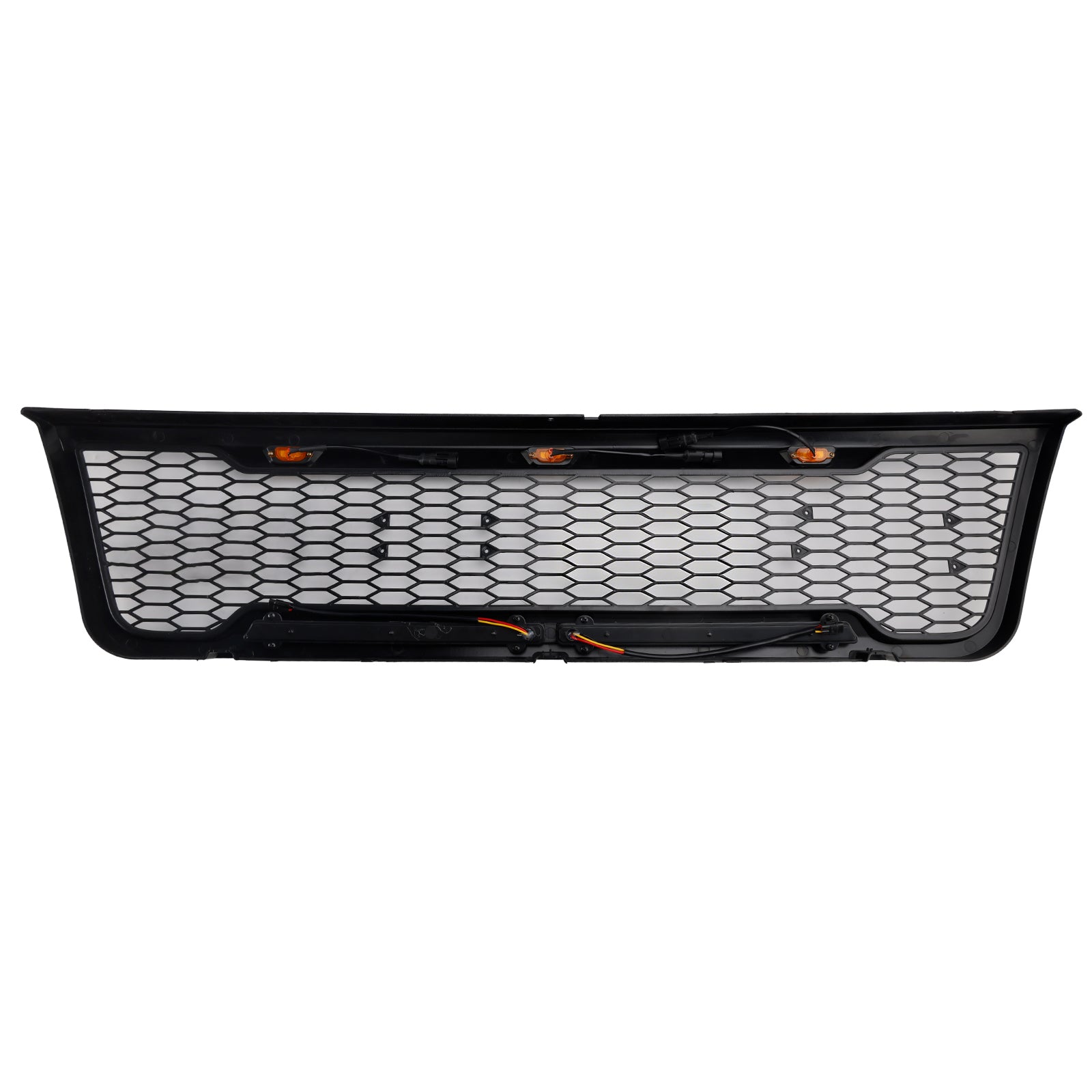 2003-2007 Ford E150 E250 E350 With Led Black Front Bumper Grill Grille