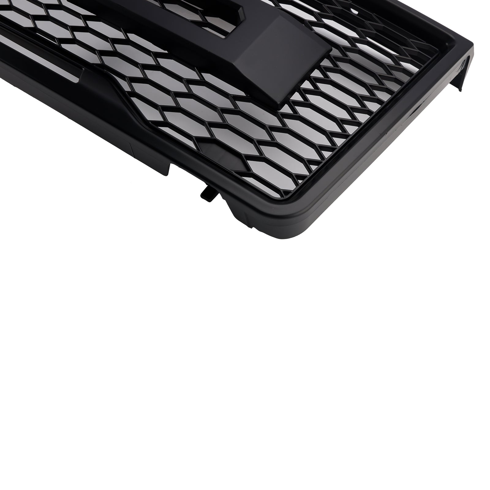 1992-1996 Ford F150 W/ Led Matte Black Front Honeycomb Bumper Grille Grill